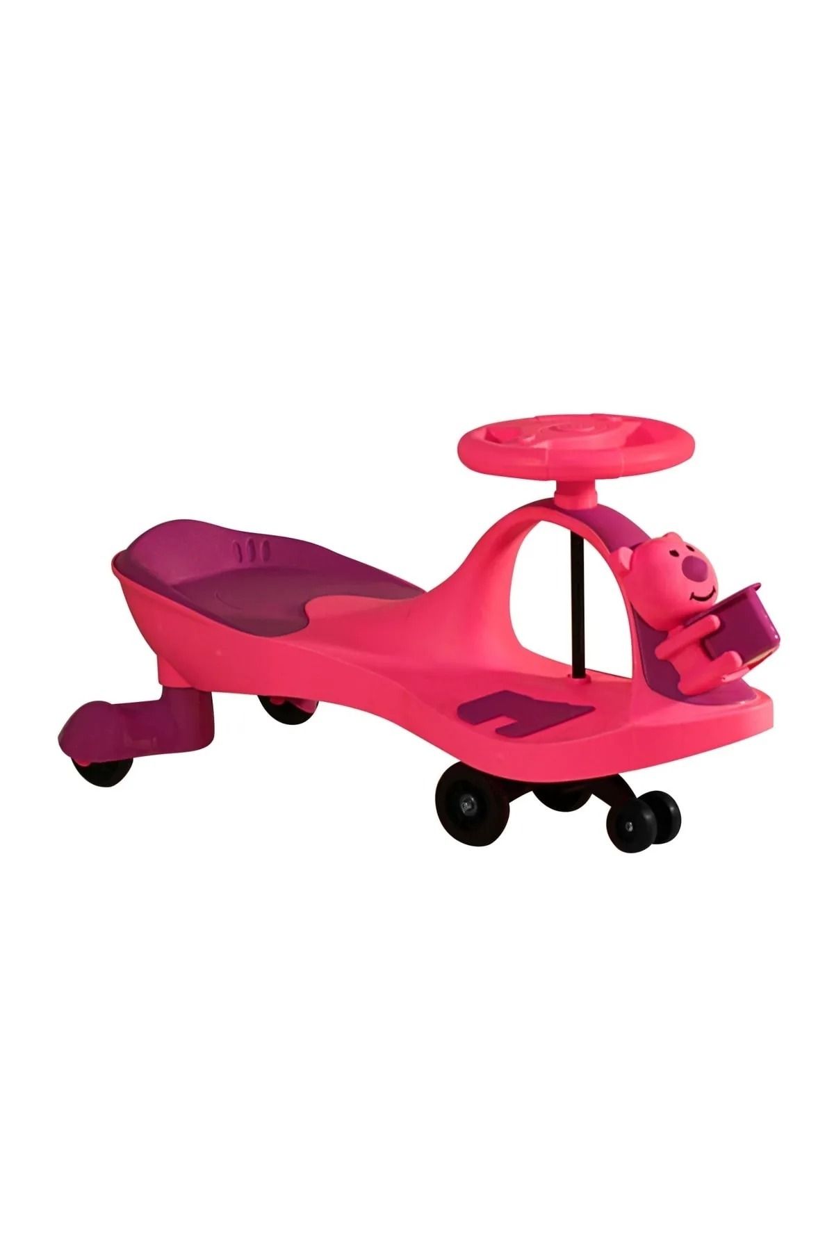 DeYiDo Swing Car Karınca Çocuk Kaykayı Sevimli Ayıcık Sepetli Plazma Car YERLİ ÜRETİM