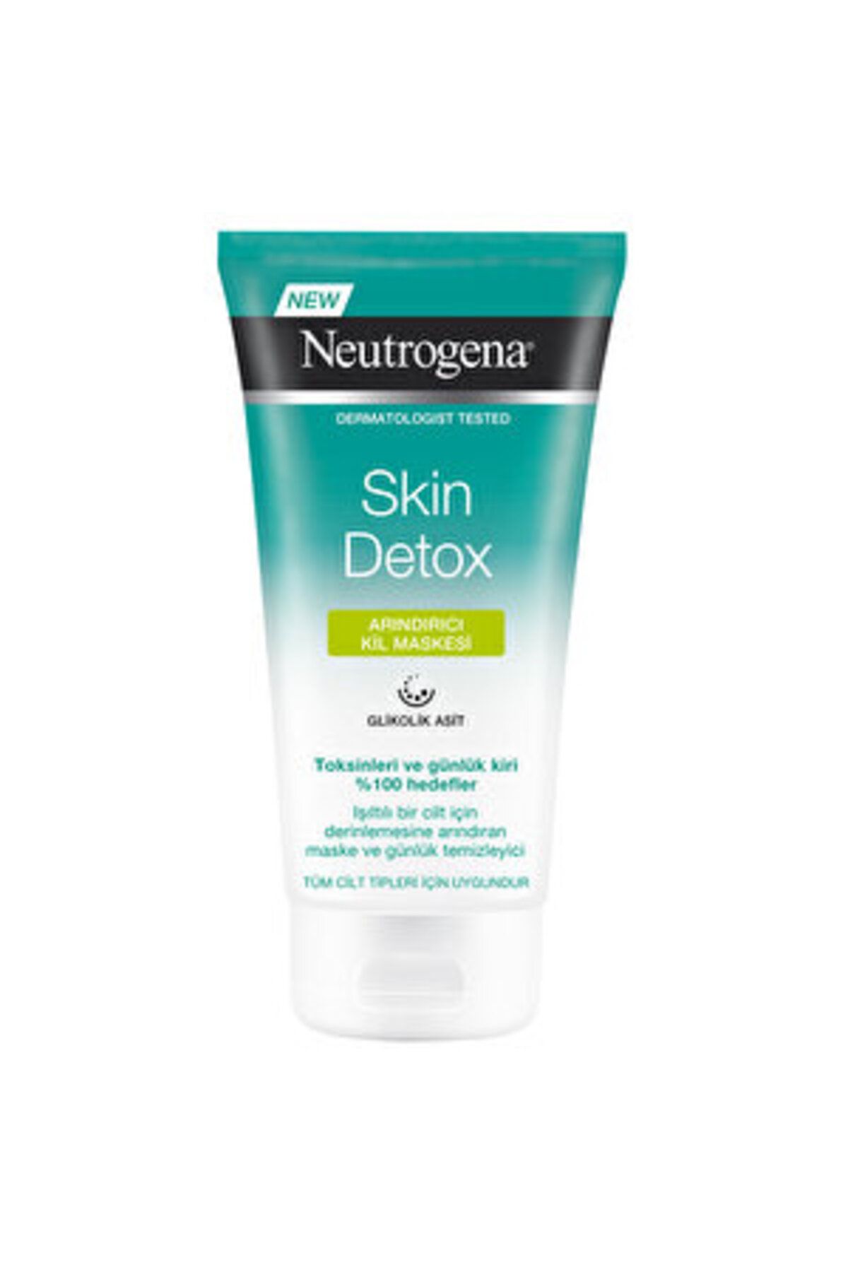Neutrogena ( FIRÇA KABI HEDİYE ) Neutrogena Skin Detox Arındırıcı Kil Maskesi 150 ml ( 1 ADET )