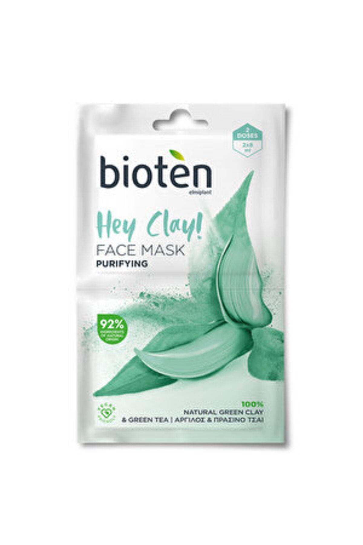 Bioten Hey Clay Arındırıcı Creamy Maske 2 x 8 ml ( 1 ADET )