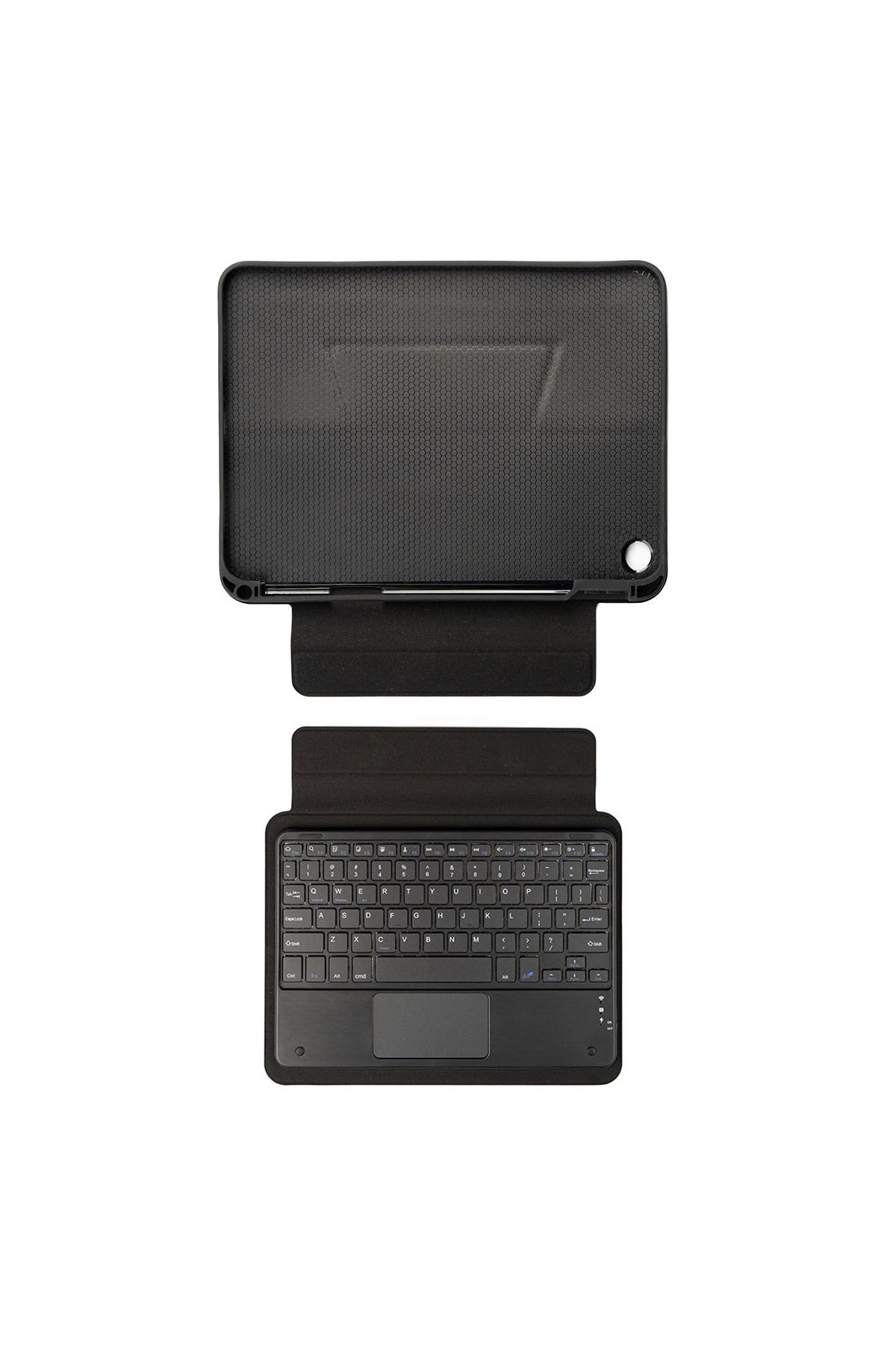 Zore Galaxy Tab A8 10.5 SM-X200 (2021) Border Keyboard Bluetooh Standlı Klavyeli Tablet Kılıfı