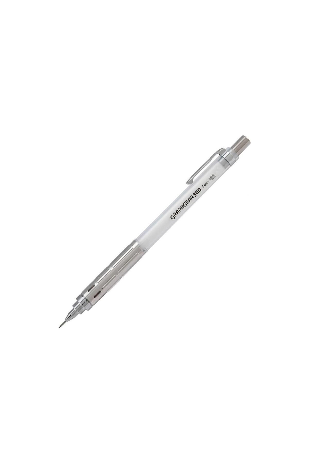 Pentel Graphgear 300 Versatil Kalem 0.7mm Beyaz Pg317-twx