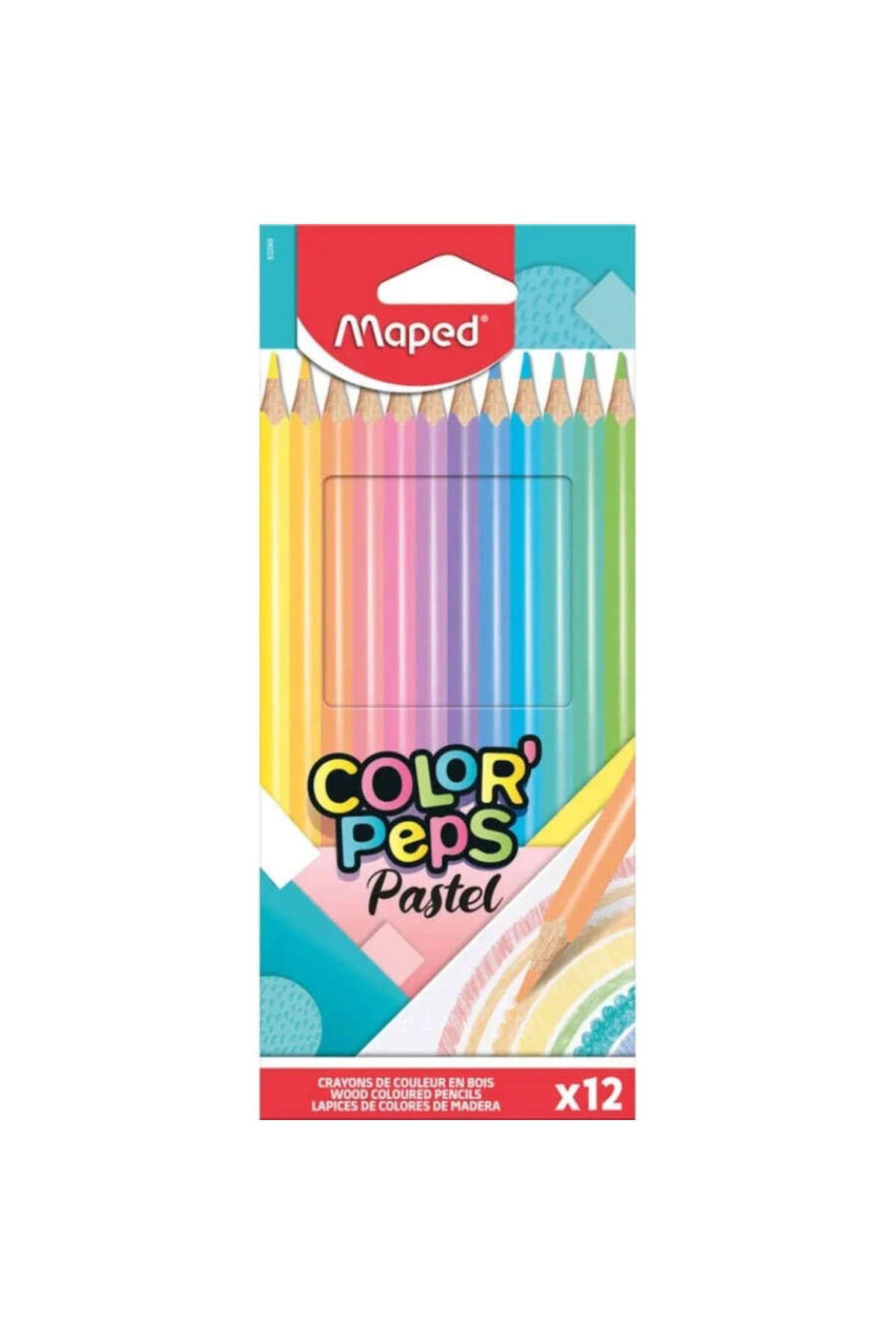 Maped Color Peps Kuru Boya Pastel Renkler 12li N832069