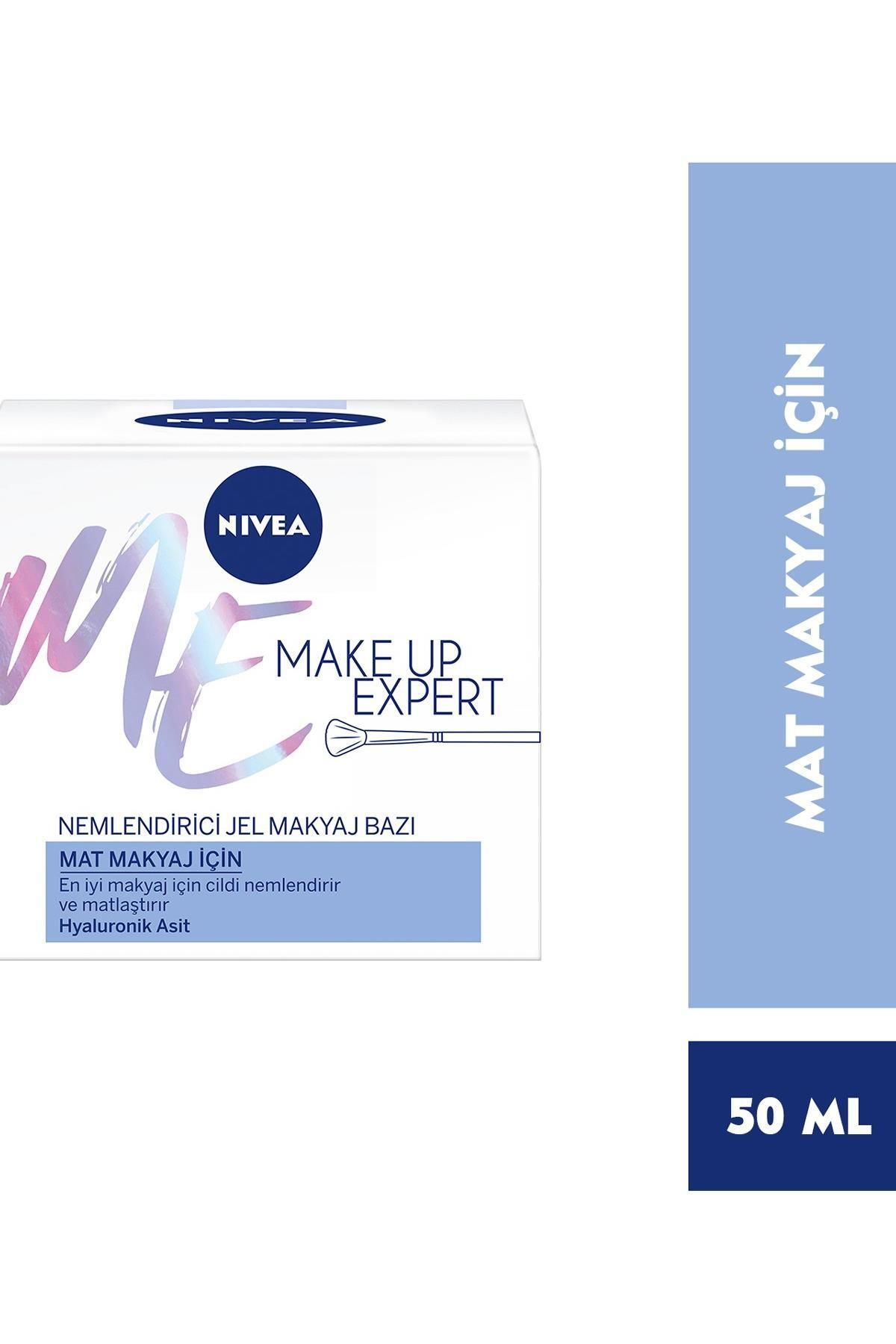 NIVEA Make Up Expert Mat Makyaj İçin Nemlendirici Jel Makyaj Bazı 50 Ml