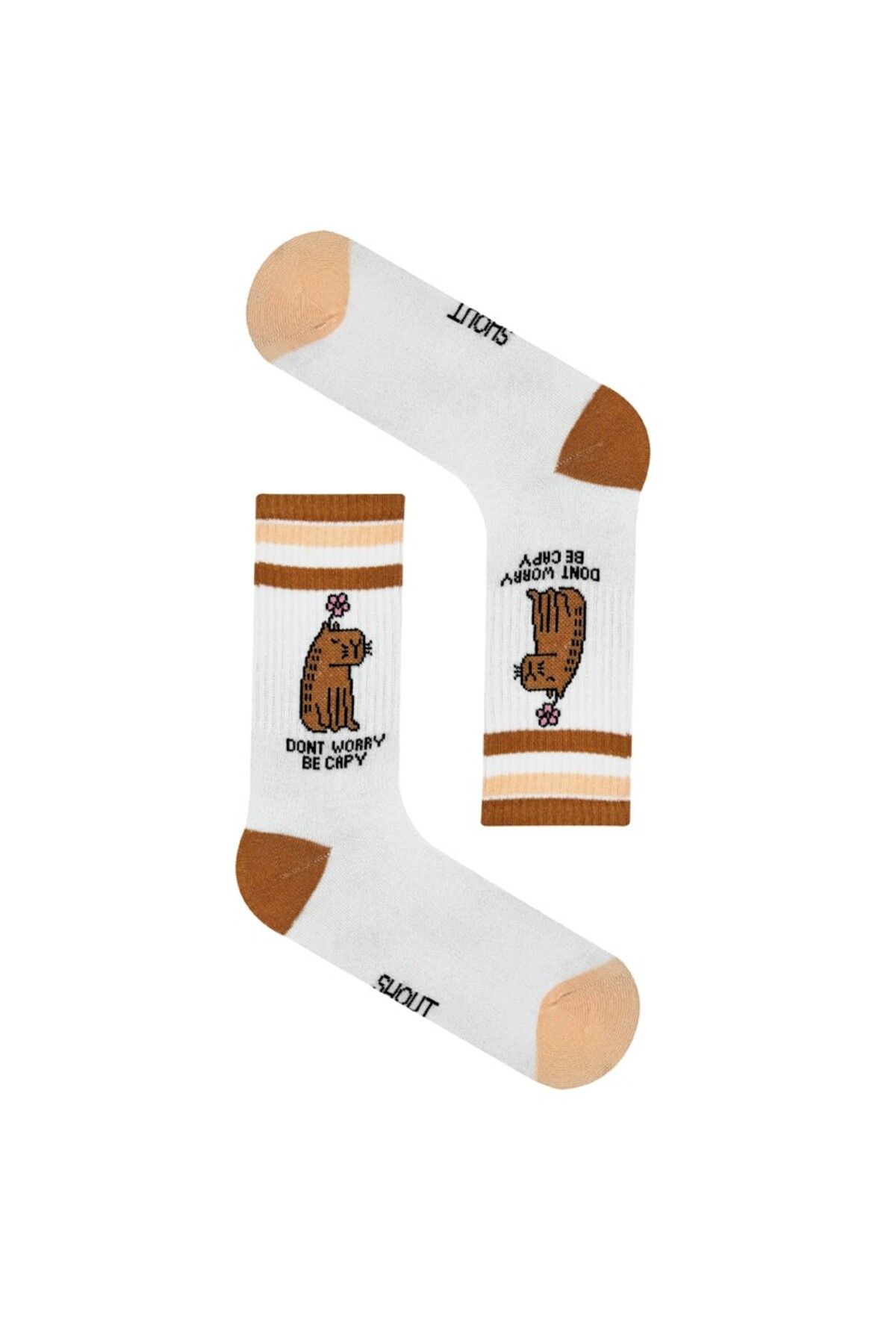 Shout Unisex Dont Worry Be Capy One Size Sock