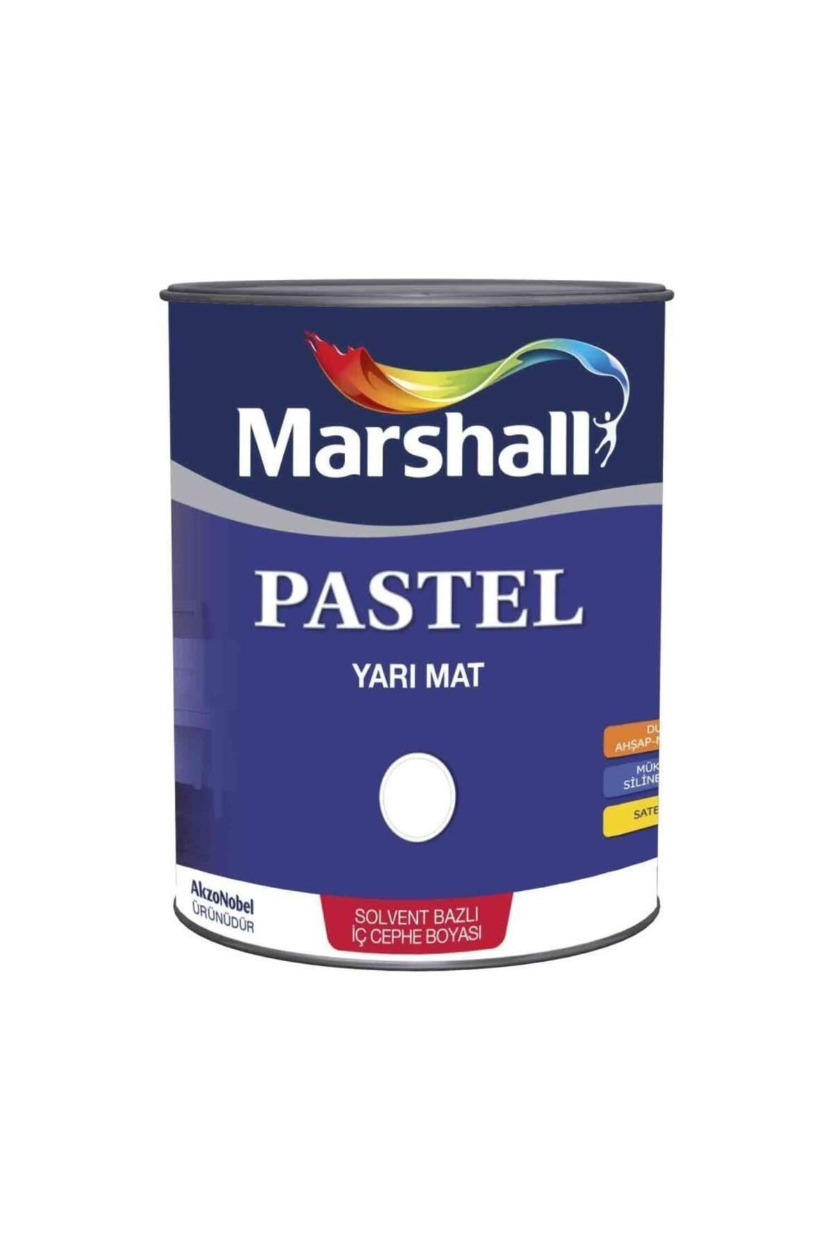 Marshall Pastel Yarı Mat Yağlı Boya Beyaz 2.5lt