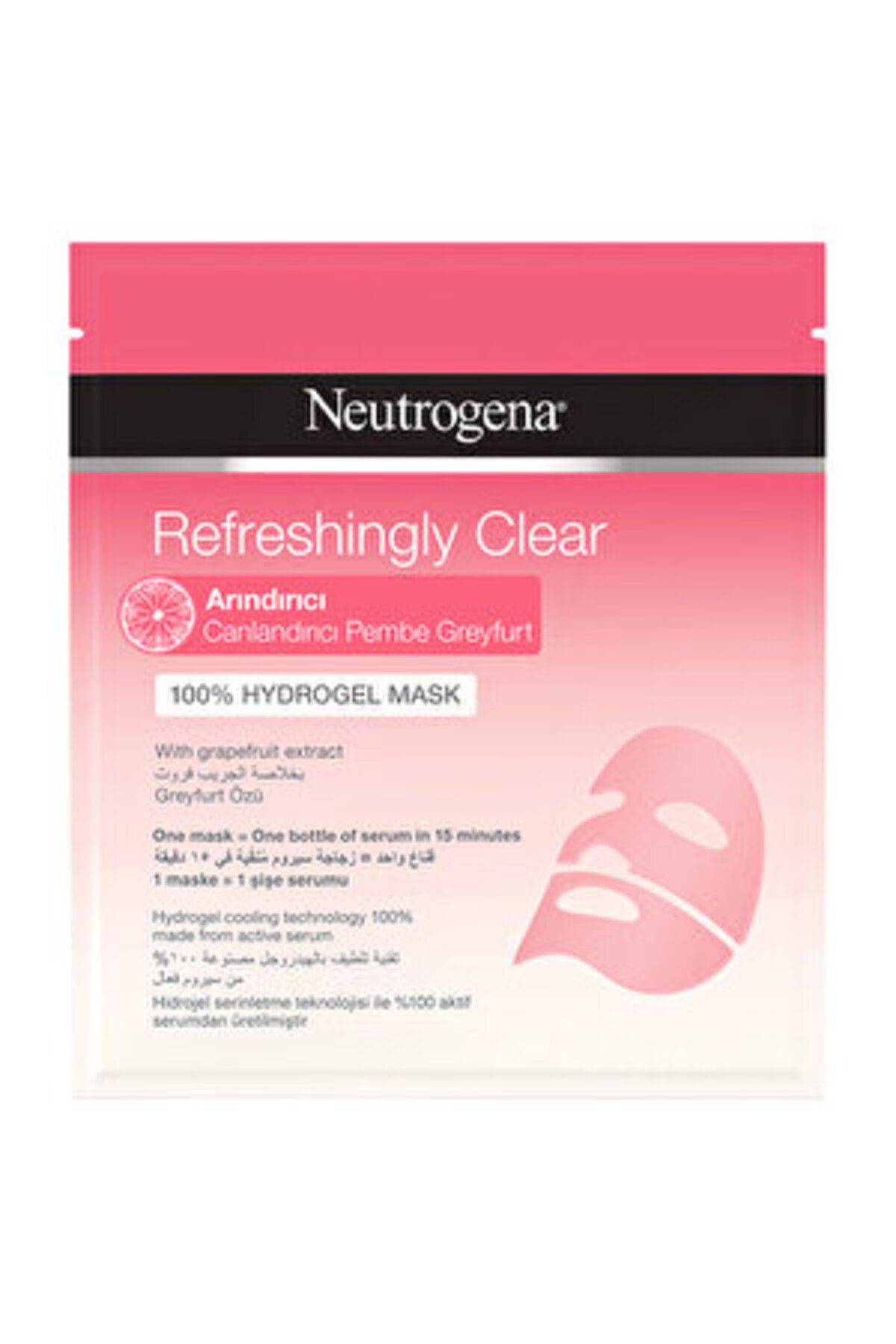 Neutrogena ( 3 ADET ) Neutrogena Canlandırıcı Pembe Greyfurt Yüz Maskesi 30 ml
