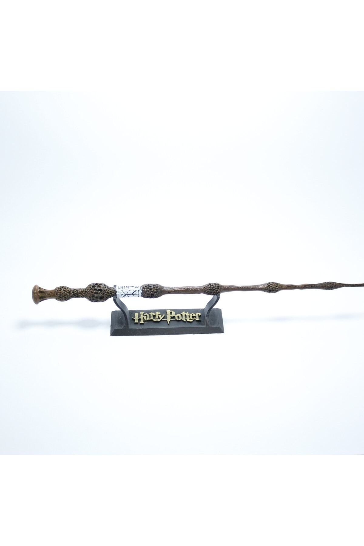 babilsanat Dumbledore Asası Harry Potter Filmi Karakter Asası (MÜRVER ASA) 34 Cm (STAND HEDİYELİ)