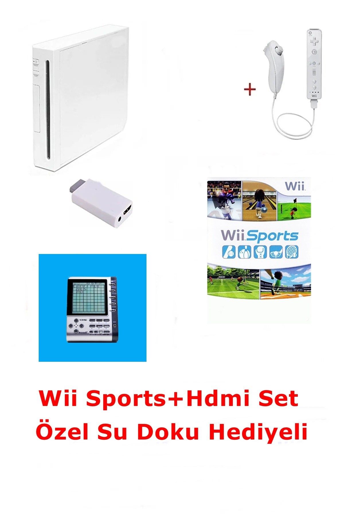 Nintendo Wii Hdmi Set Sport Oyun Sudoku Hediyeli Teşhir Ürün