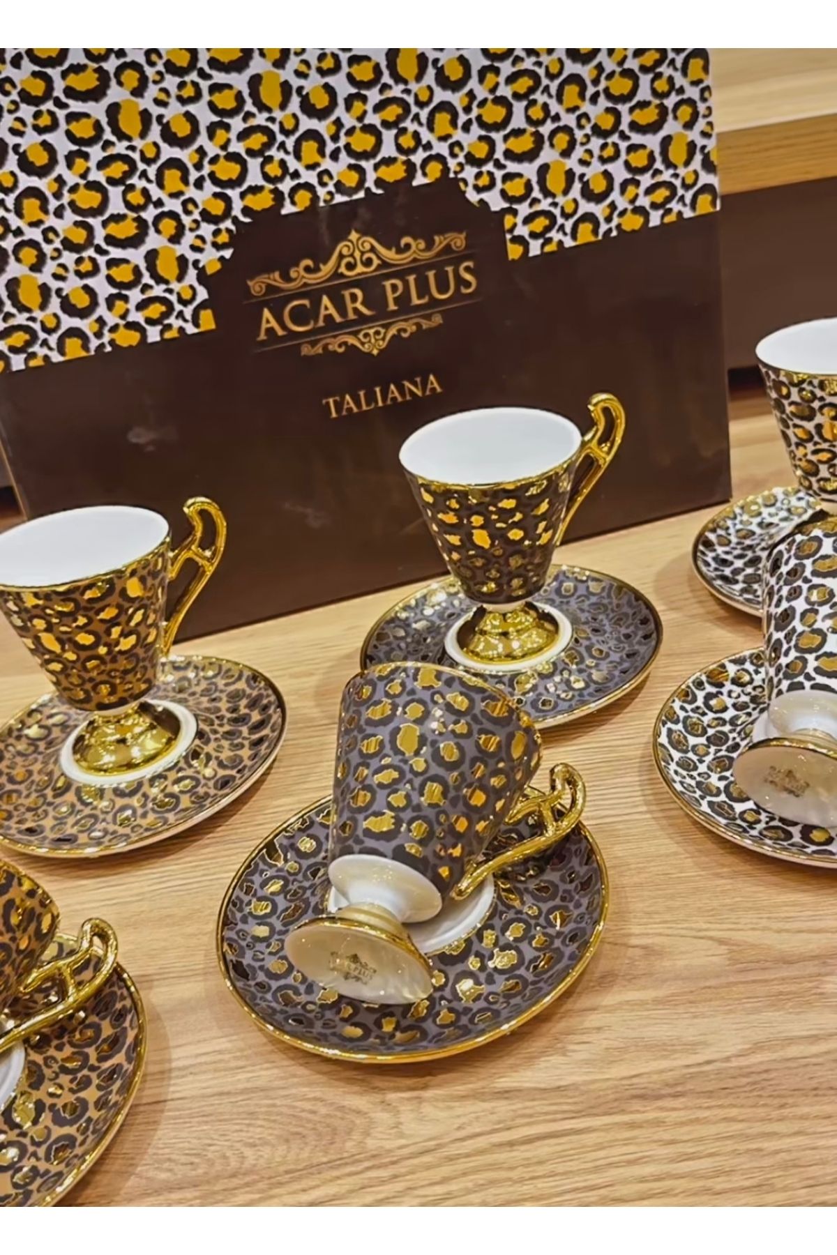 Kosova Lüx Porselen Kahve Fincanı Takımı Taliana