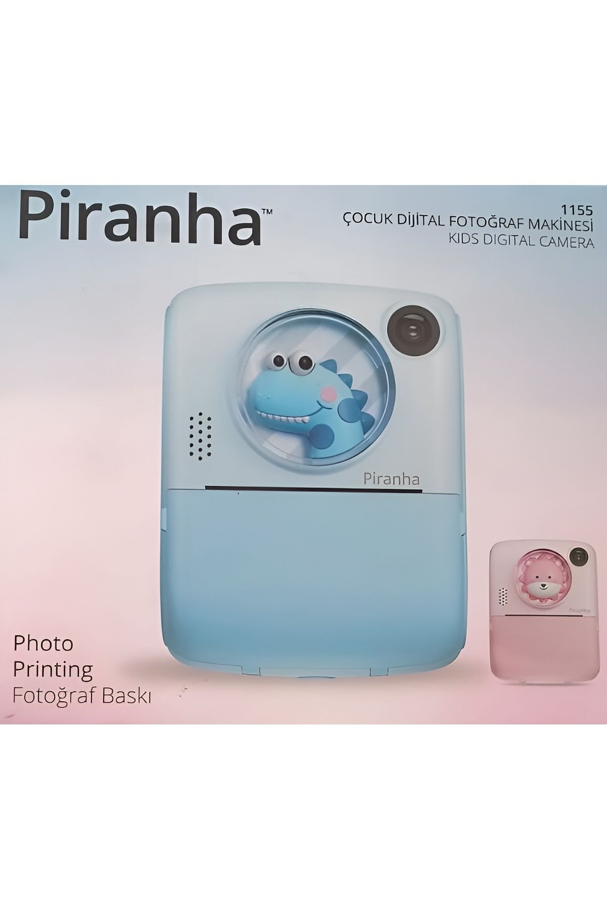 Piranha Kids Anında Baskılı Dijital Fotoğraf Makinesi & Kamera