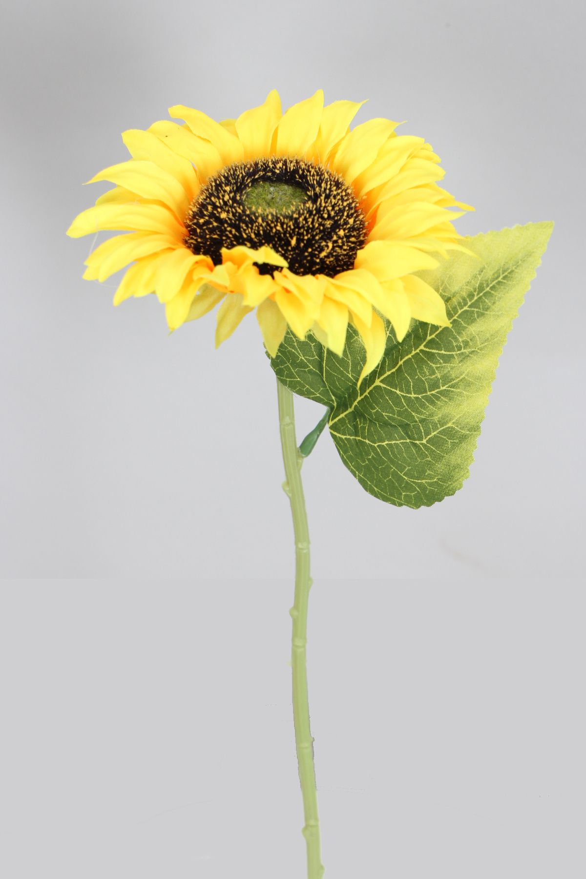 Yapay Çiçek Deposu Yapay Ayçiçeği Dalı 33 cm Sarı