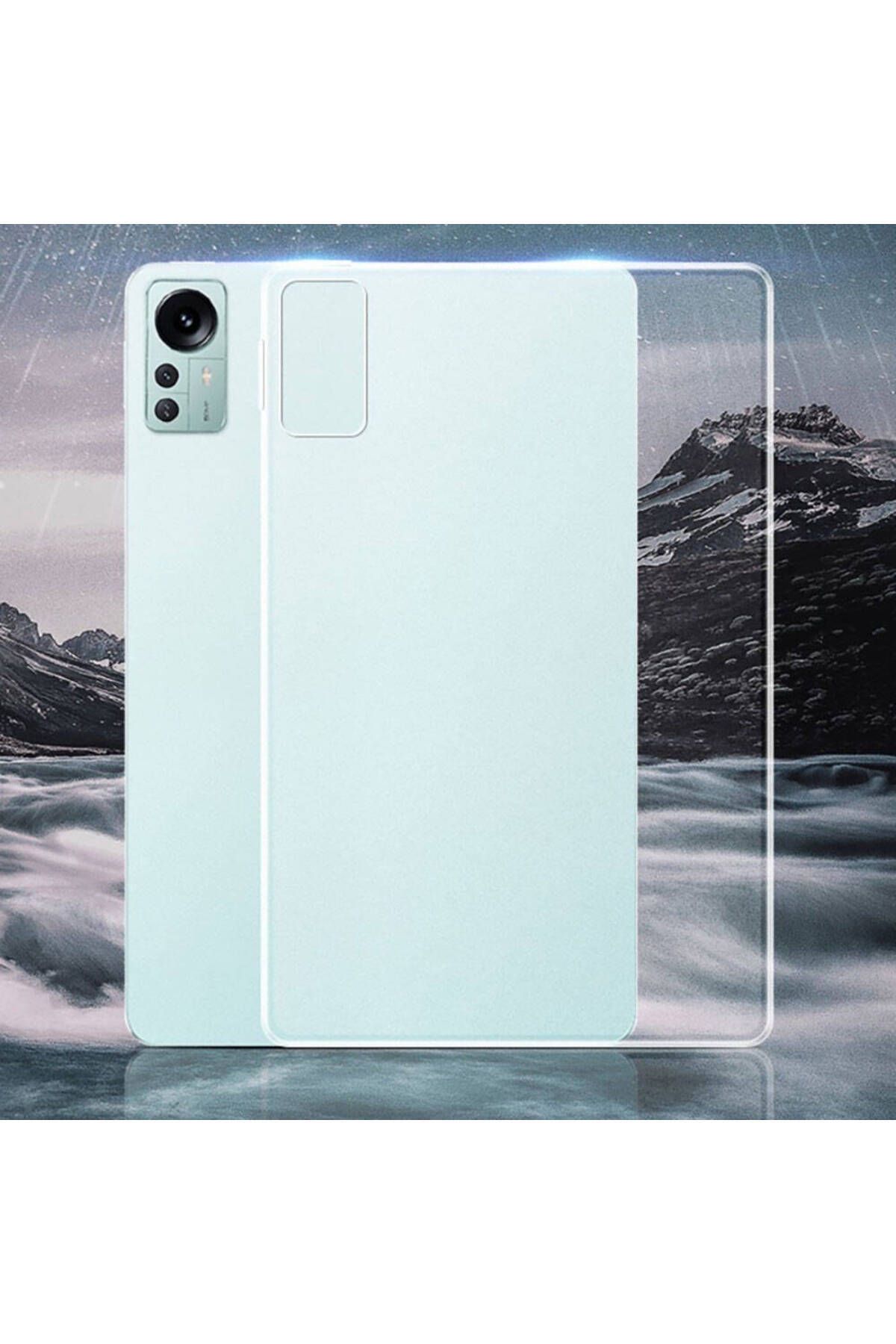 Nezih Case Xiaomi Redmi Pad 10.61" Uyumlu Kılıf Şeffaf Süper Silikon Arka Kapak