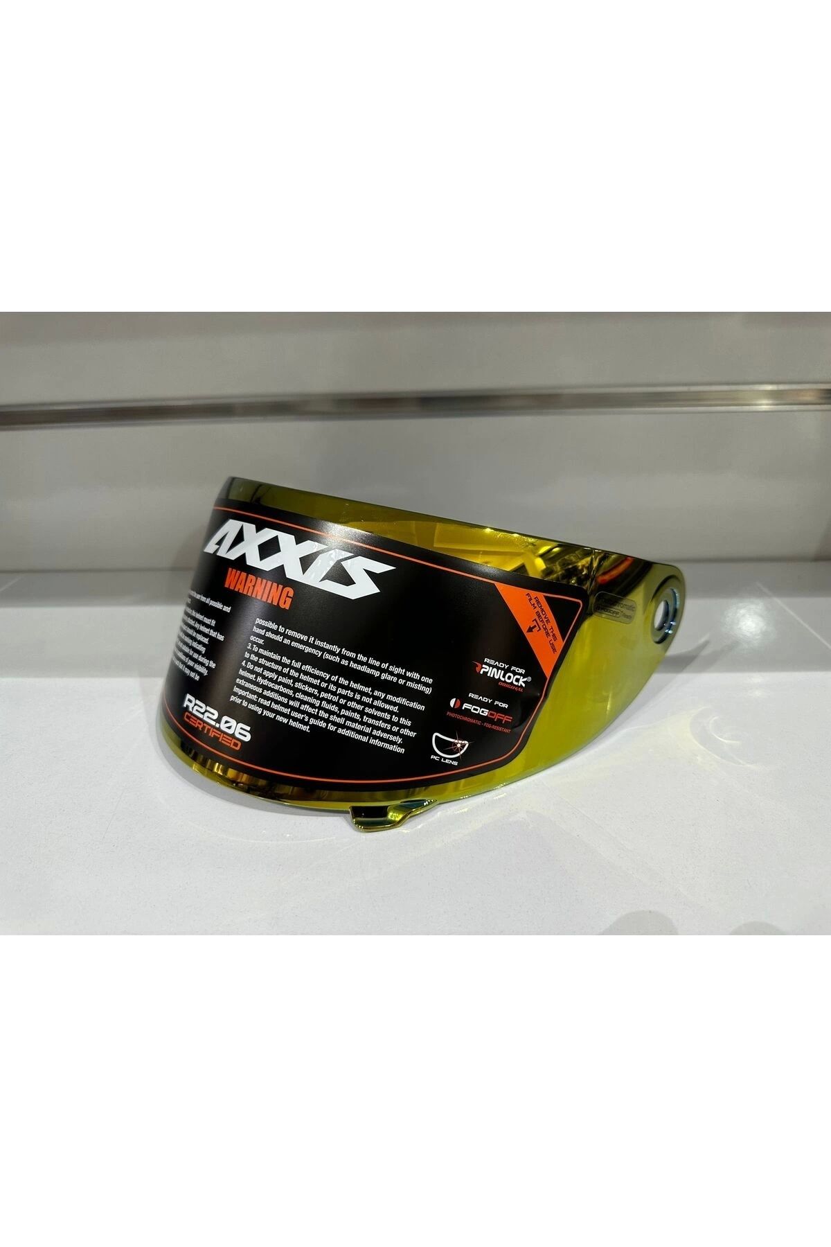 Axxis AXXİS KASK CAMI DRAKEN V-18C 3.NESİL GOLD