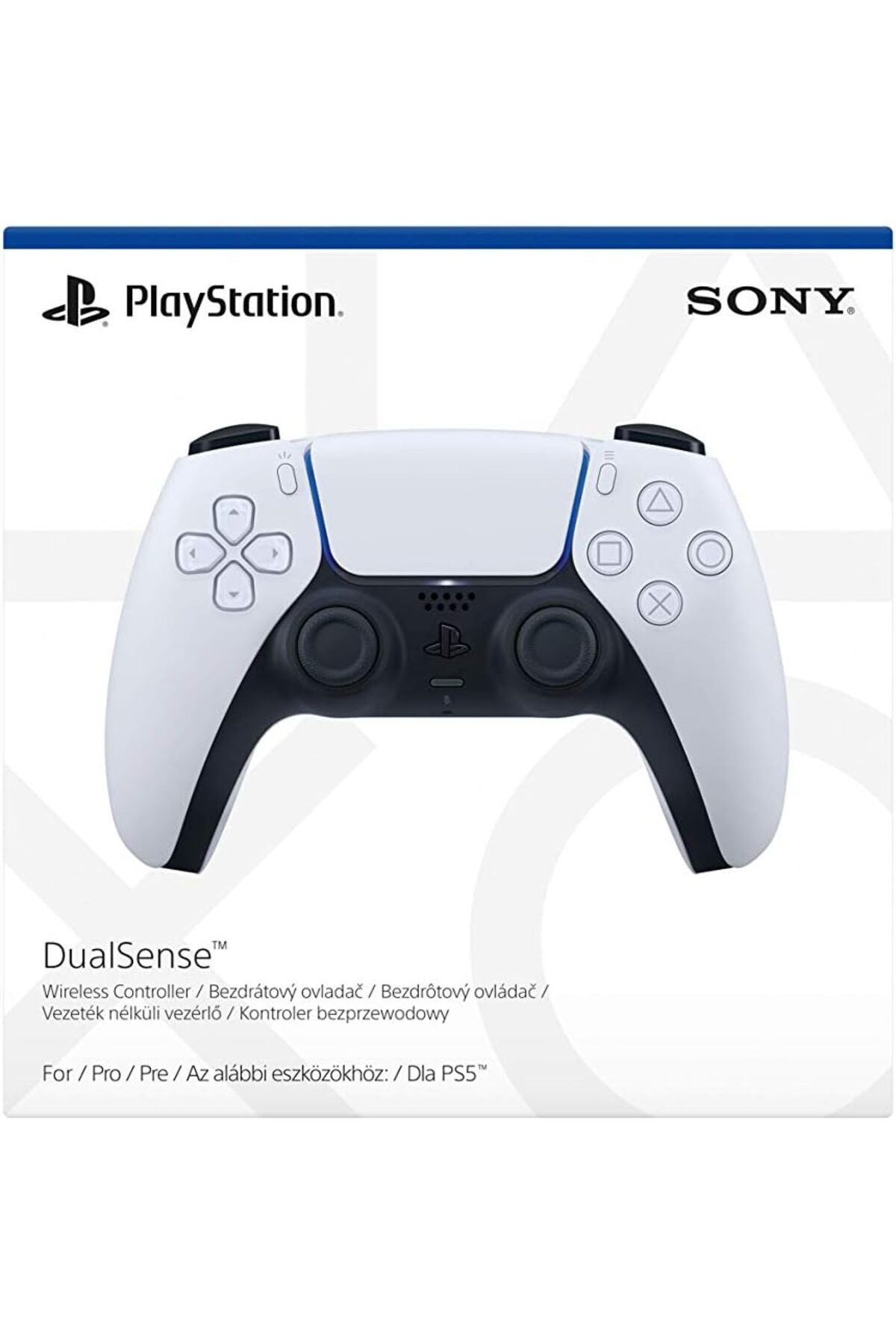 Sony PS5 DualSense Wireless Controller Oyun Kolu Beyaz (Yenilenmiş tehşir ürün)