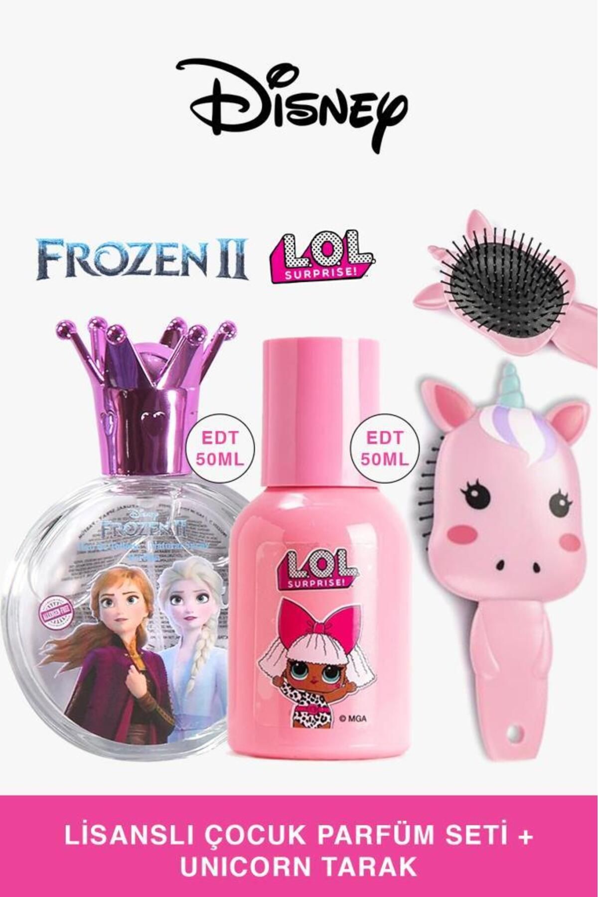 DİSNEY II-Lol Çocuk Parfüm -Unicorn Tarak Parfüm Seti