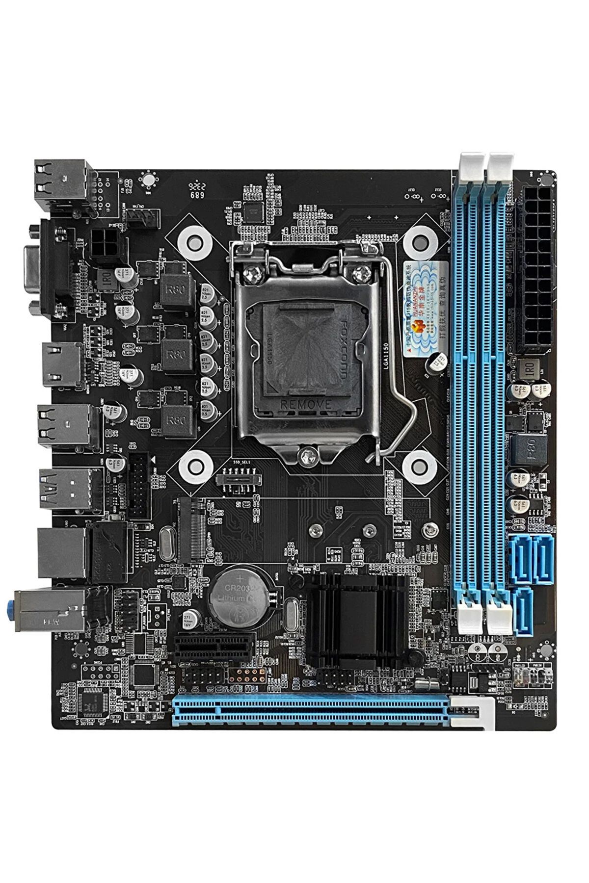 XASER Intel H81 Soket Lga1150 Ddr3 1600 Mhz M.2 Nvme Vga Hdmı Anakart