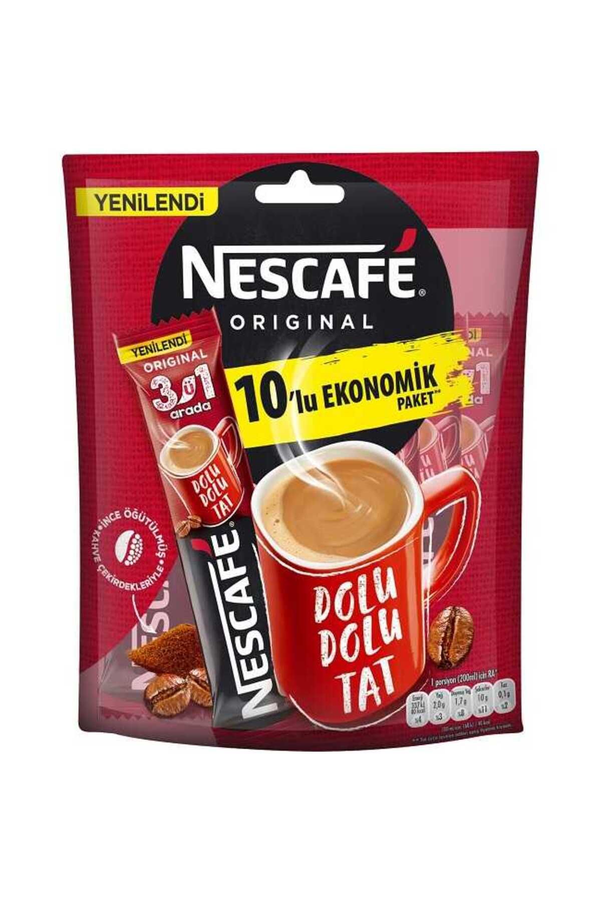 Nestle NESCAFE 3ÜN1 ORGİNAL 10LU PAKET
