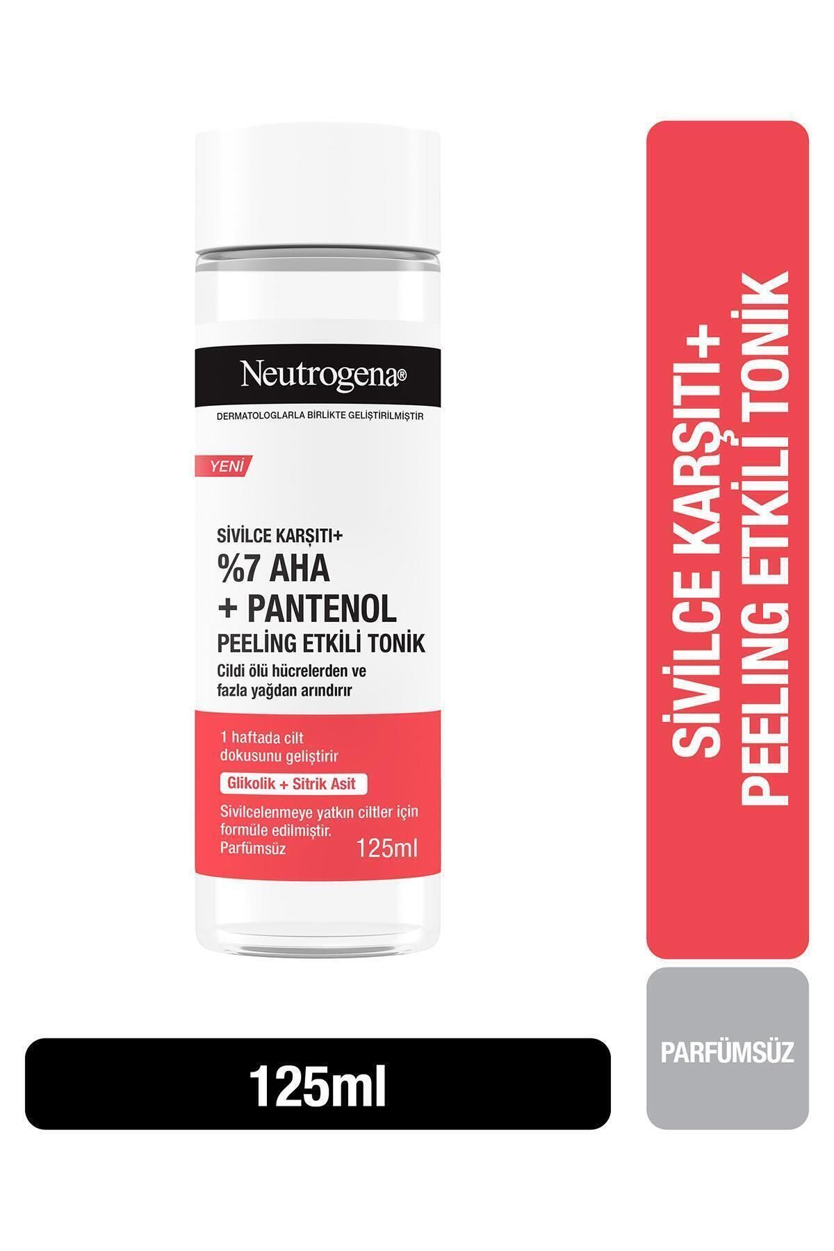 Neutrogena Sivilce Karşıtı Plus Peeling Etkili Tonik Glikolik + Sitrik asit 100ml PR