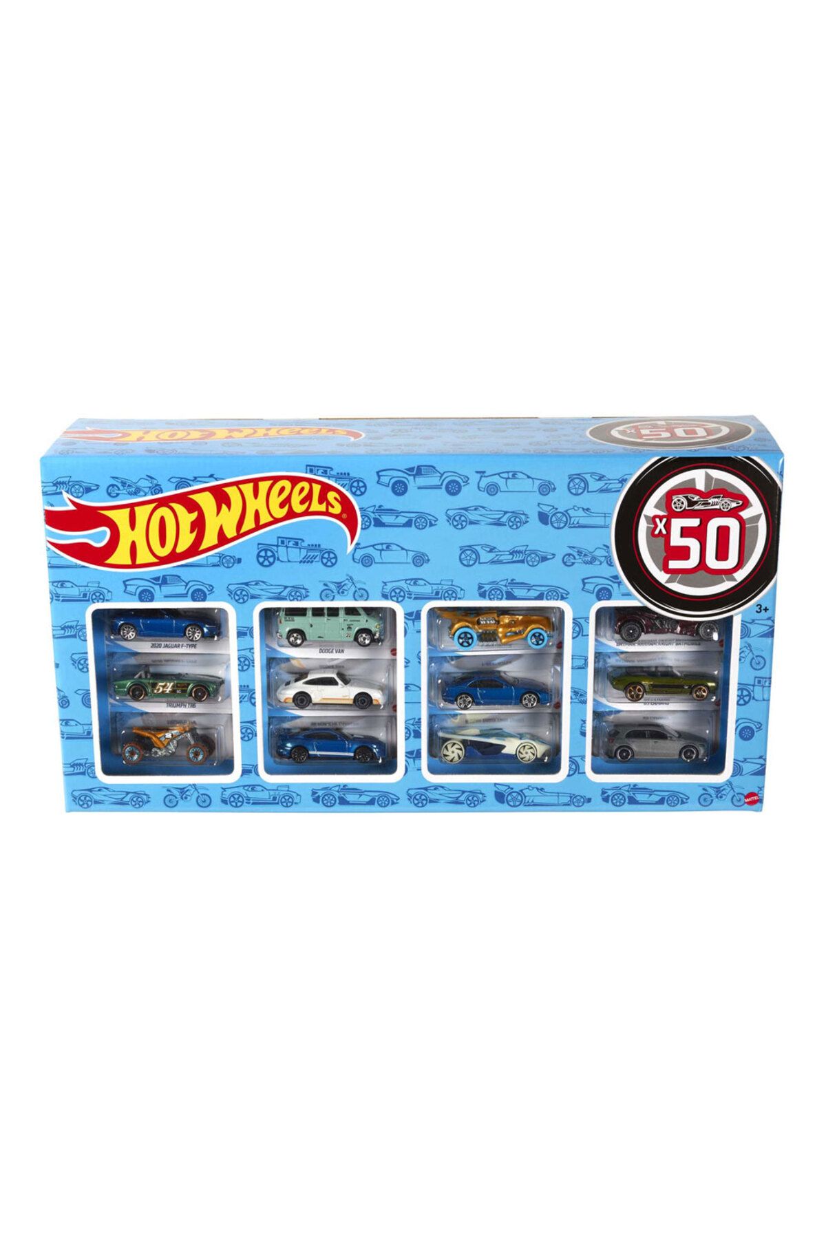 Mattel Hot Wheels 50li Araba Seti Cgn22