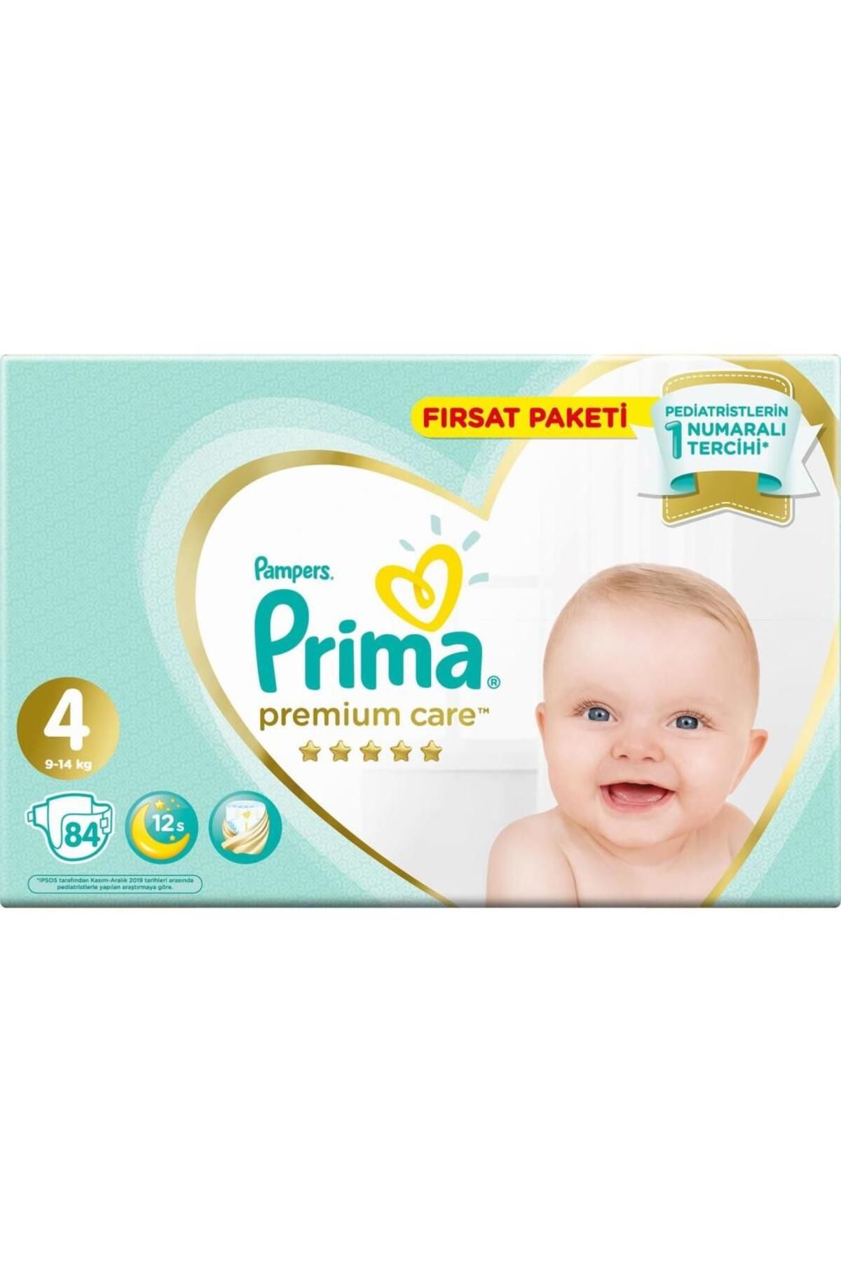 Prima Premium Care Bebek Bezi Fırsat Paketi 4 Beden 84 Adet