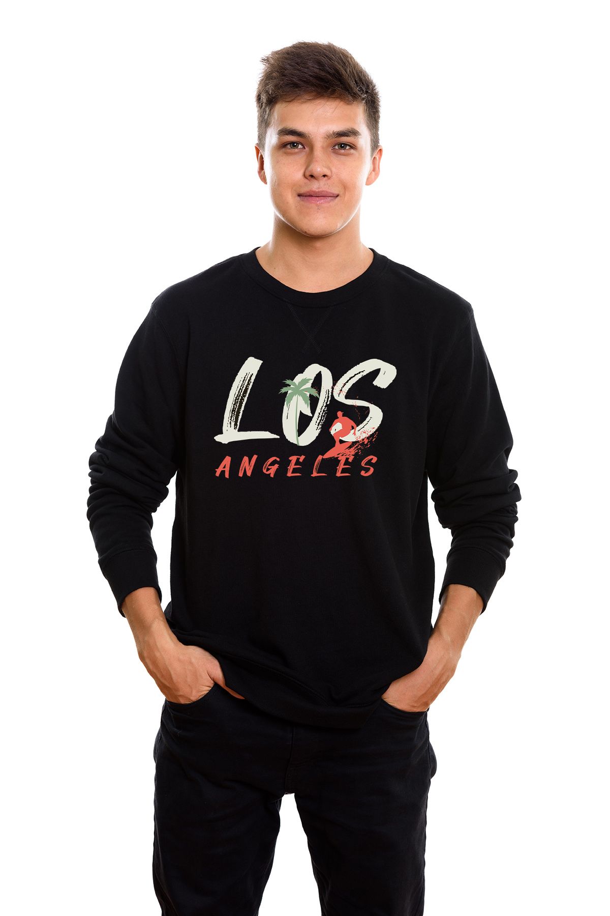 ADA BEBEK ÇOCUK Los Angeles Tarz Erkek Sweatshirt