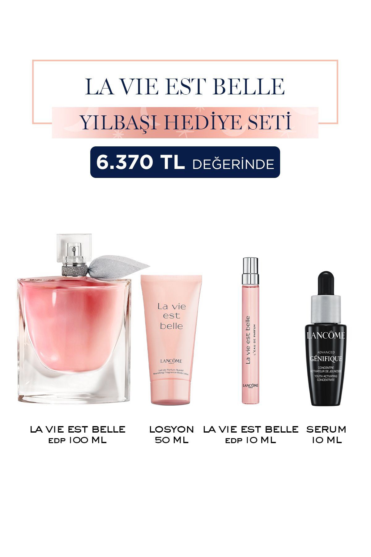 Lancome La Vie Est Belle Edp Yılbaşı Parfüm Seti 100 Ml 3614274078503