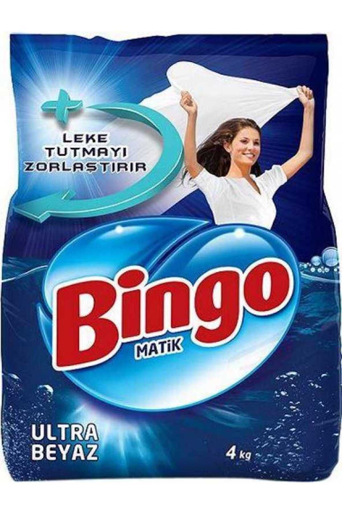 Bingo Matik Toz Çamaşır Deterjanı Ultra Beyaz 4 Kg