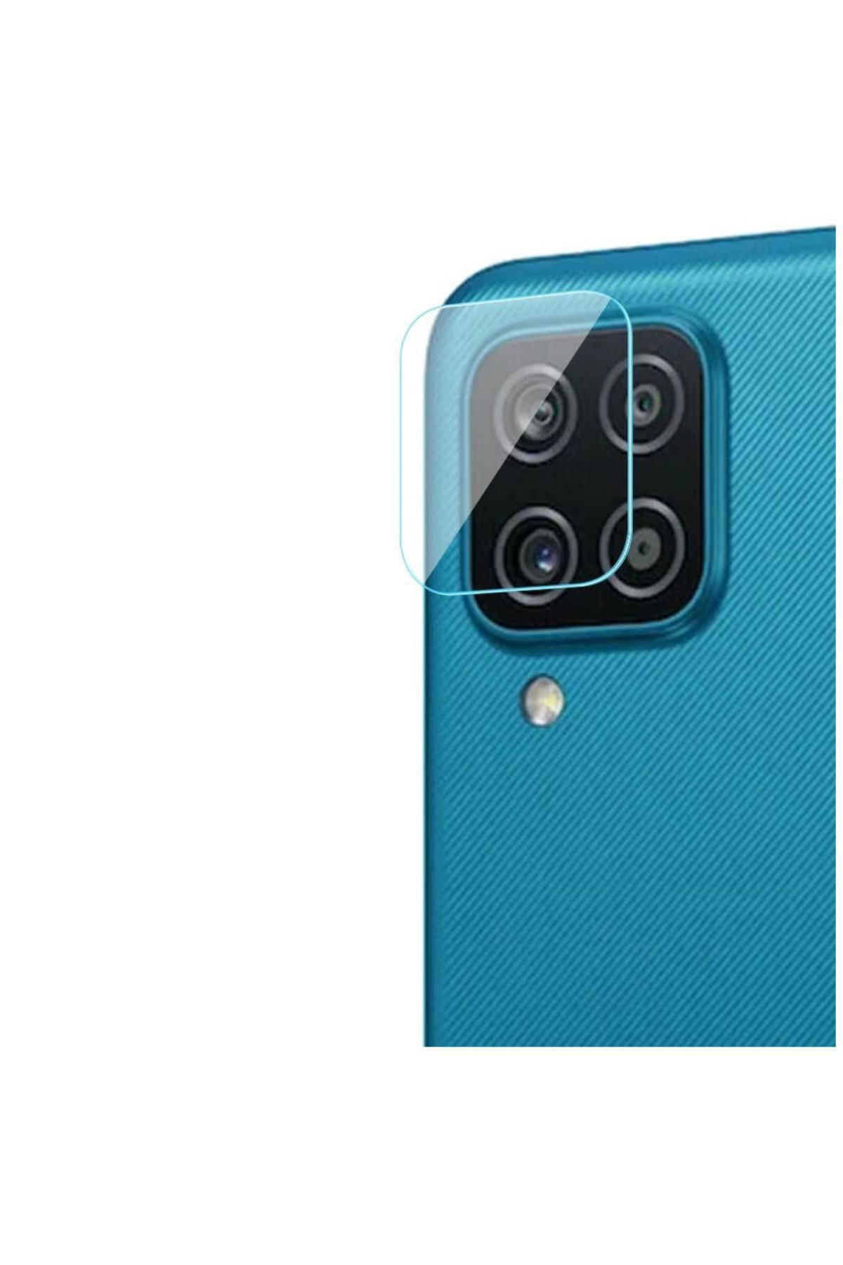 Zebana Samsung Galaxy A22 Uyumlu Kamera Lens Koruma Camı Şeffaf
