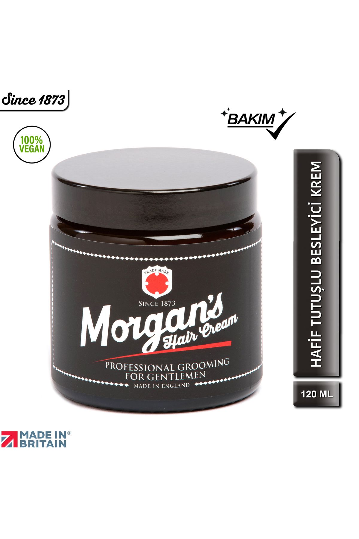 Morgan's Pomade Gentelman's Hair Cream - Nemlendirici Doğal Tutuşlu Şekillendirici Krem 120 ml