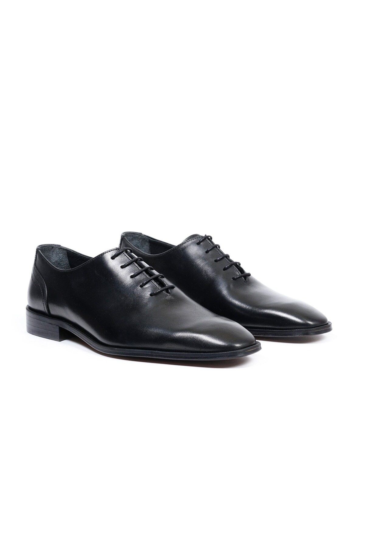 Ayakkabıhane Kösele Taban İçi Dışı Hakiki Deri Tarz Siyah Erkek Klasik Ayakkabı AHMSKL00088950
