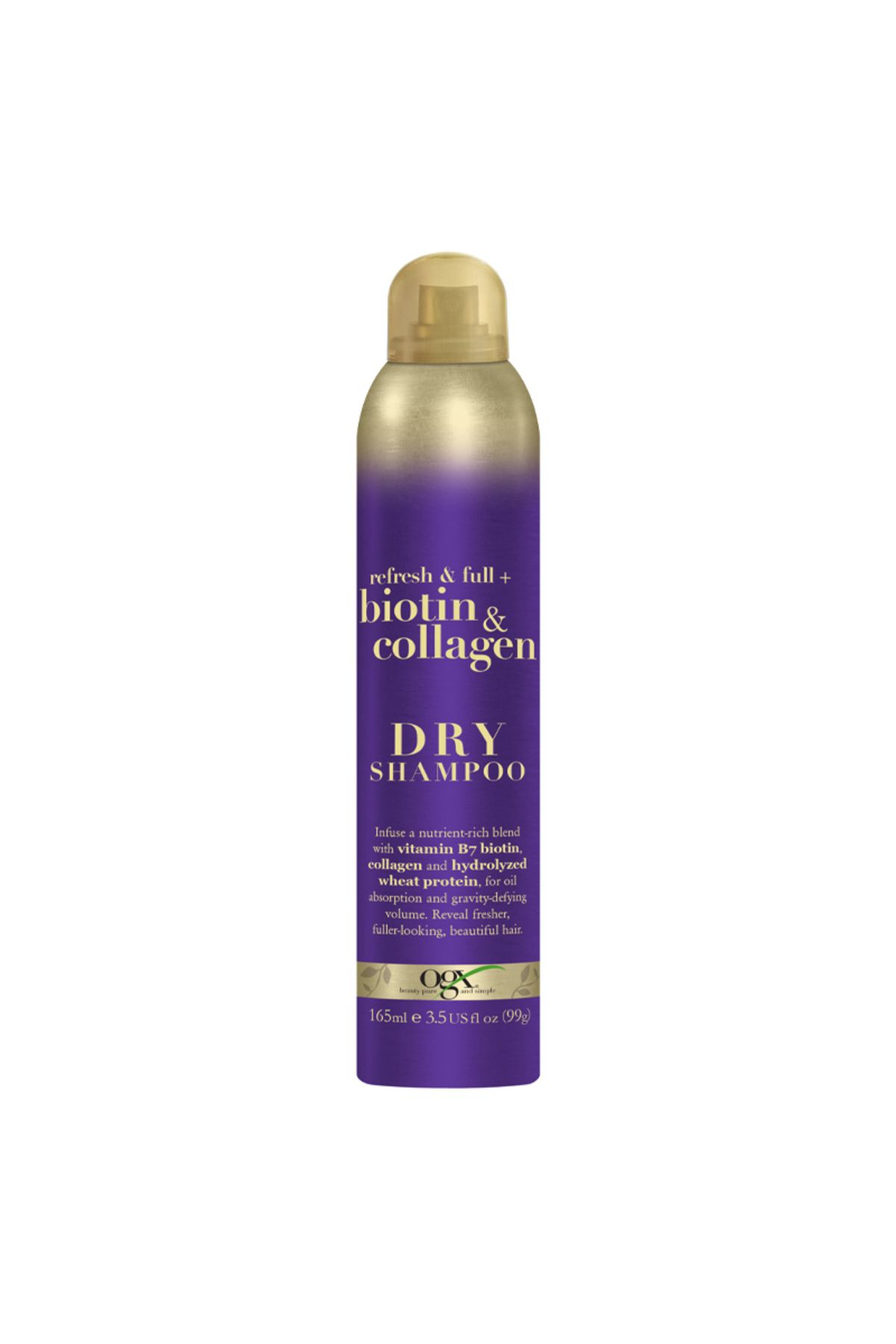 OGX Biotin-Collagen Dry Shampoo that Gives a Revitalizing-Plump Look 165 ml DKÜRN260