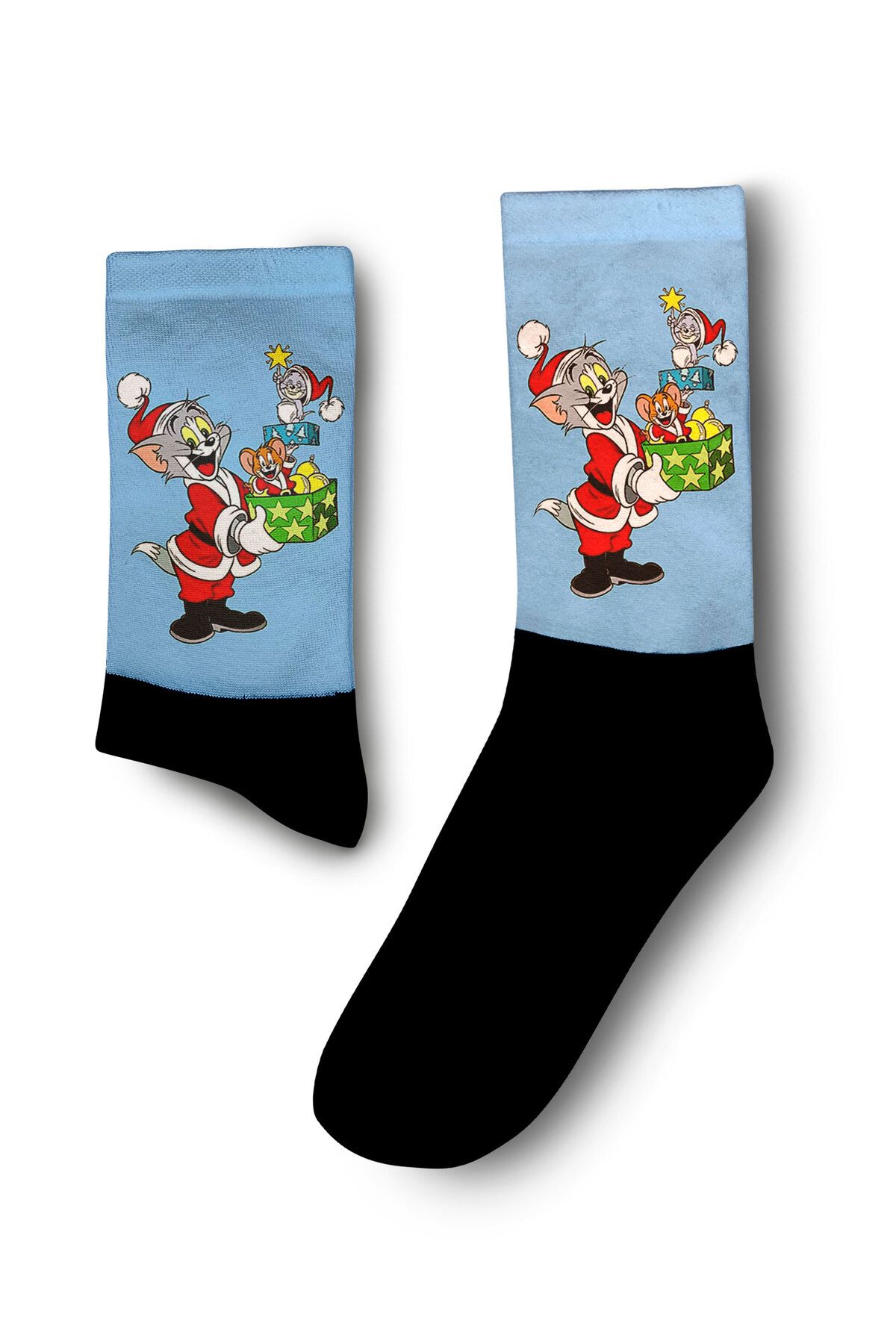 Apollo Socks Tom ve Jerry Noel Yılbaşı Çorabı - Unisex