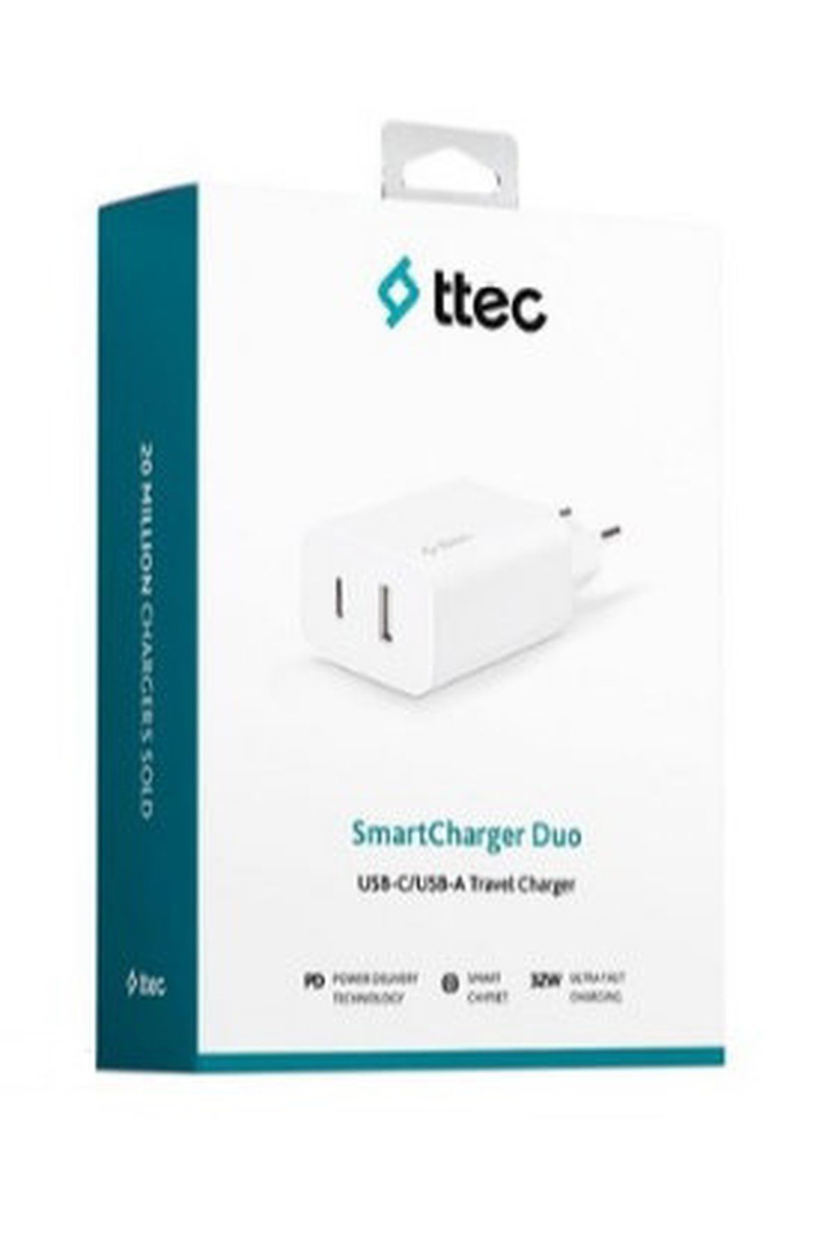 Ttec 32W Smartcharger Duo Usb-C+Usb-A Seyahat Şarj Aleti 2Scs24B
