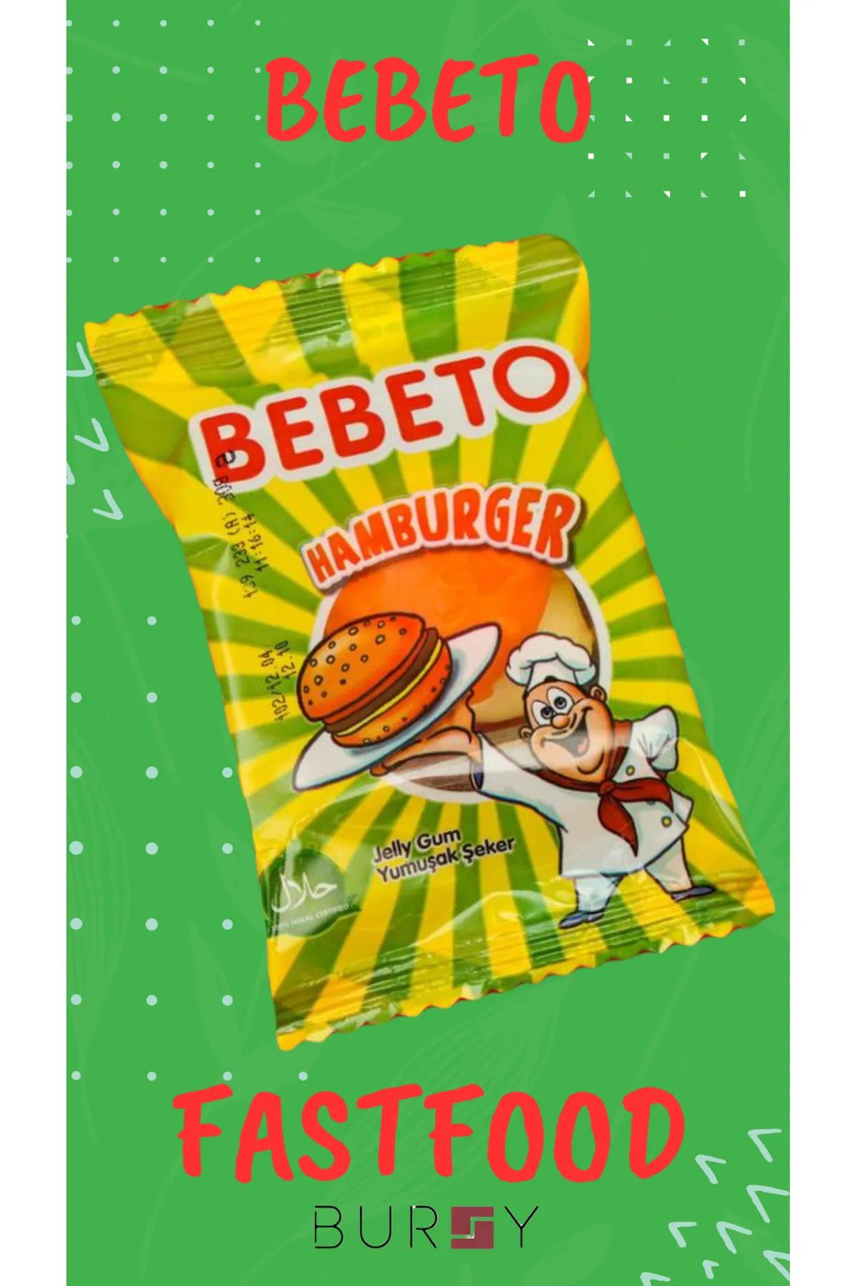 BEBETO Hamburger Jelibon 12 Li