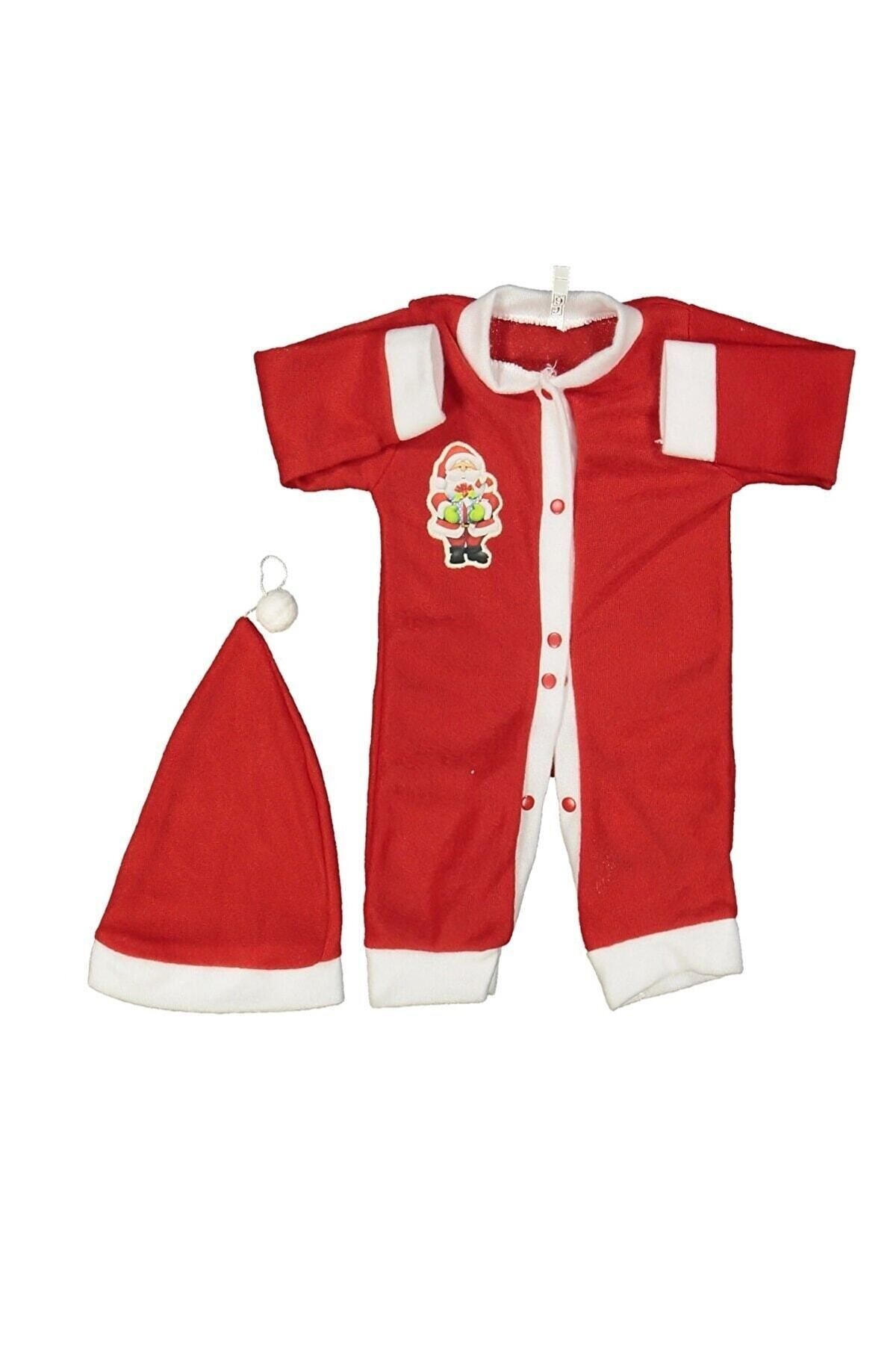 DENİTO Bebelop Bebek Noel Elbise Noel Baba Kıyafeti Kostümü