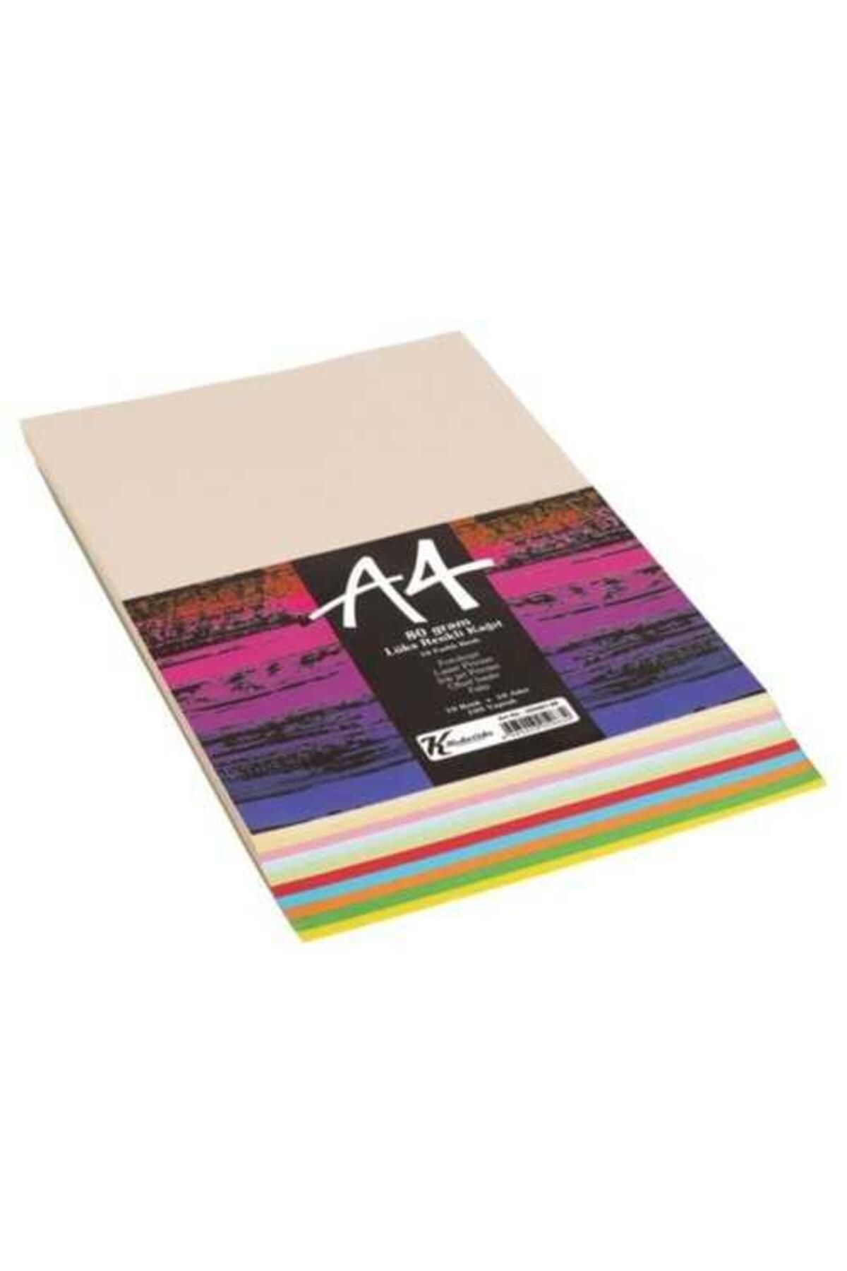 Keskin Color Keskin A4 100'Lü Renkli Karışık Fotokopi Kağıdı