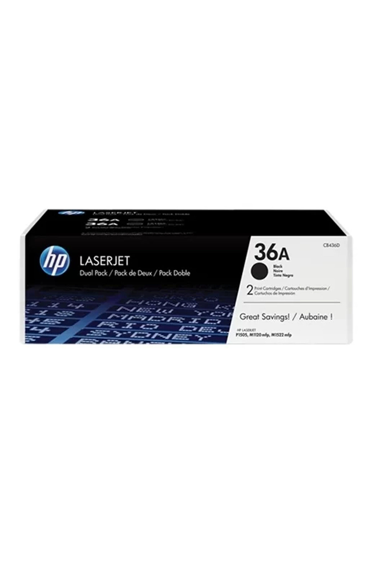 Cb436af (36A) Sıyah 2 Lı Paket Toner 2.000 Sayfa