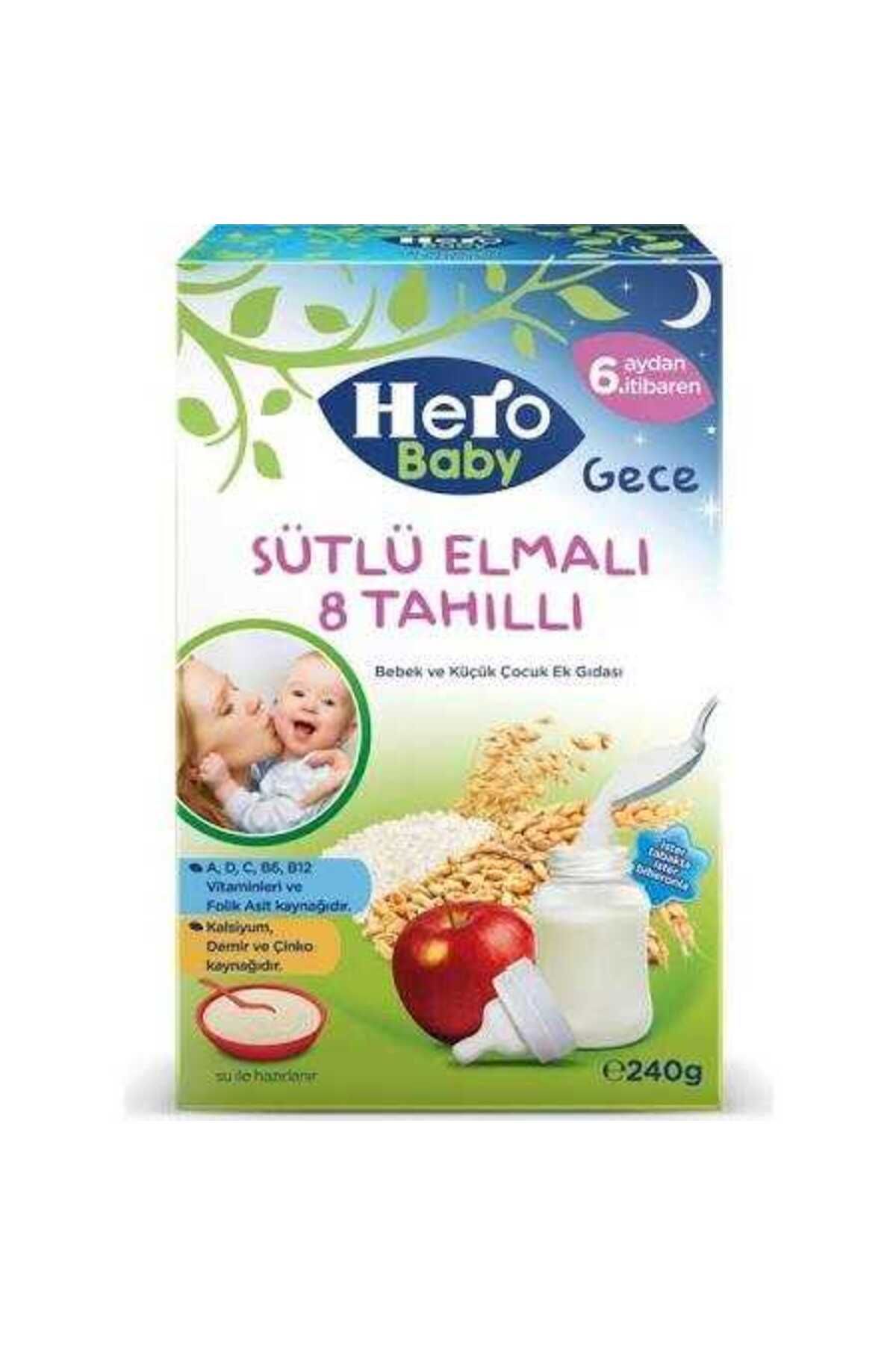 Hero Baby Herobaby Kş 200gr Süt Elma 8 Tahıl