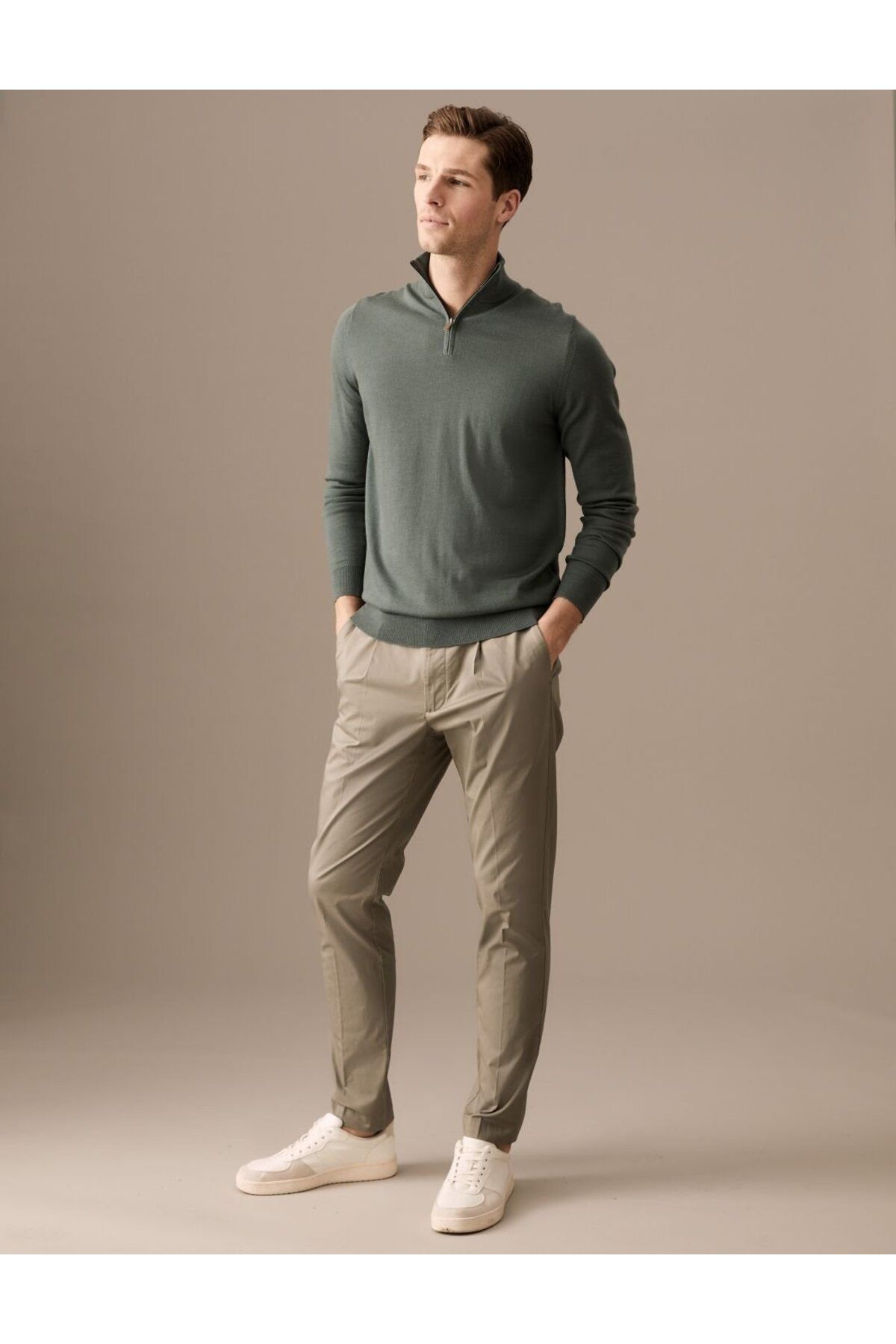 Marks & Spencer Tapered Fit Chino Pantolon