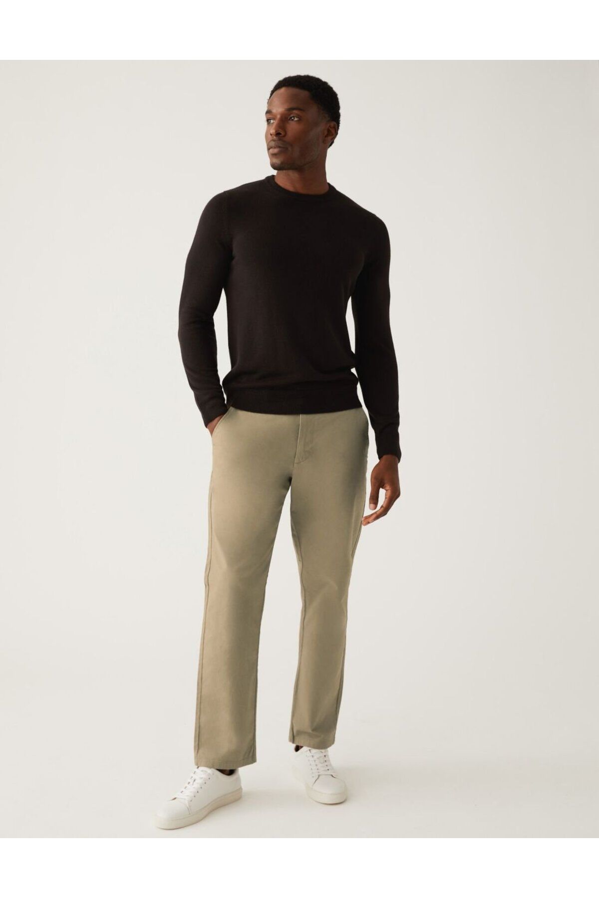 Marks & Spencer Loose Fit Chino Pantolon