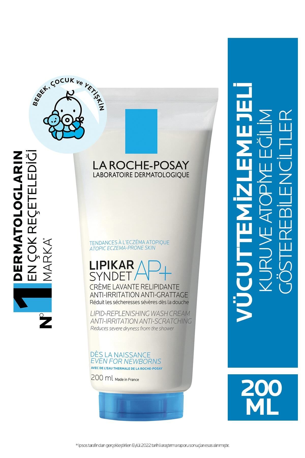 La Roche Posay Lipikar Syndet Ap Kuru, Atopik Cilt Nemlendirici Yatıştırıcı Yıkama Jeli 200ml