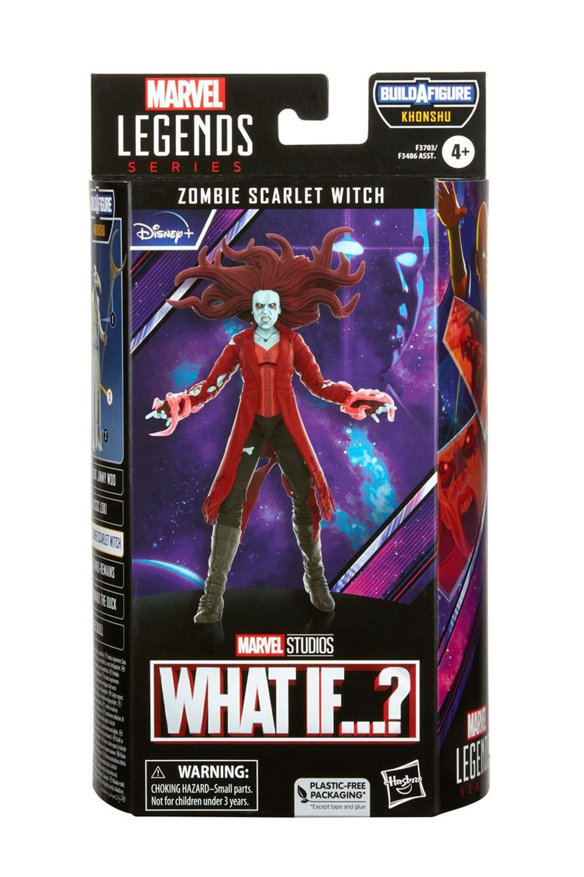 Hasbro Marvel Legends Series What If...? Zombie Scarlet Witch 6-Inch Action Figure