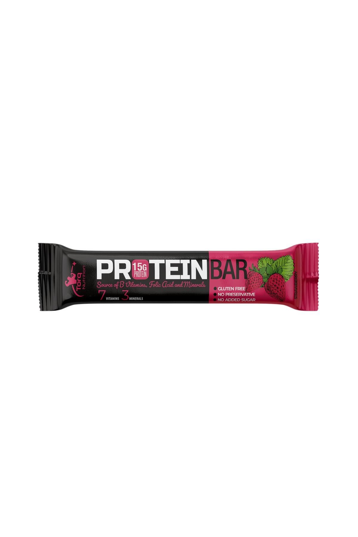 Torq Nutrition Protein Bar Çilek 50 gr (1 ADET)