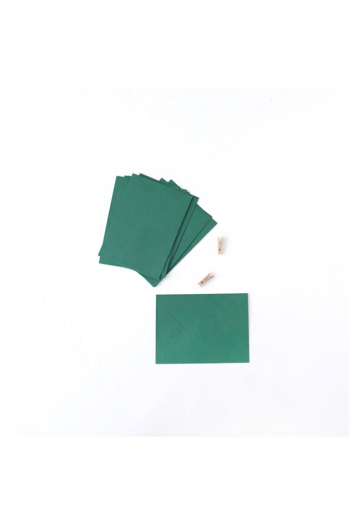 Bimotif Koyu yeşil standart zarf, 13x18 cm 25 adet