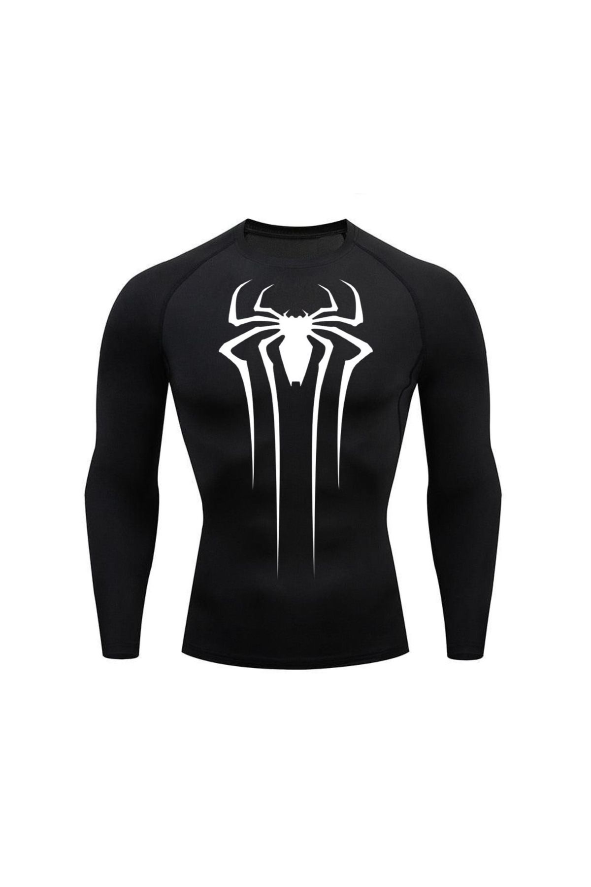 Gymhard Spider Man Premium Compression Uzun Kollu T-shirt