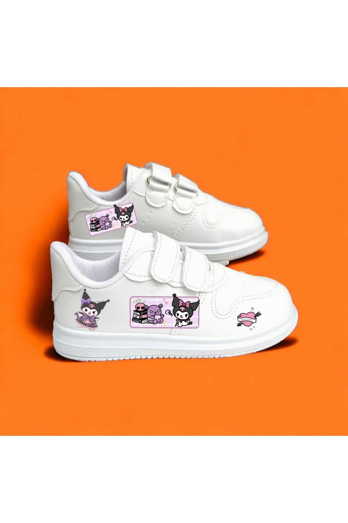 amazoondesing Yeni Cute Sweet Kuromini Baskılı Sneaker Kız Çocuk Spor Ayakkabı ( Hafi?f Dar Kalip )