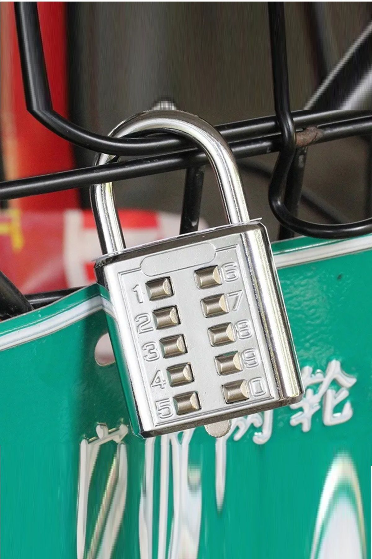 Genel Markalar 8 Şifreli Dokunmatik Basmalı Şifreli Kilit Bagaj Valiz Çanta Dolap Güvenlik Kilidi XK412