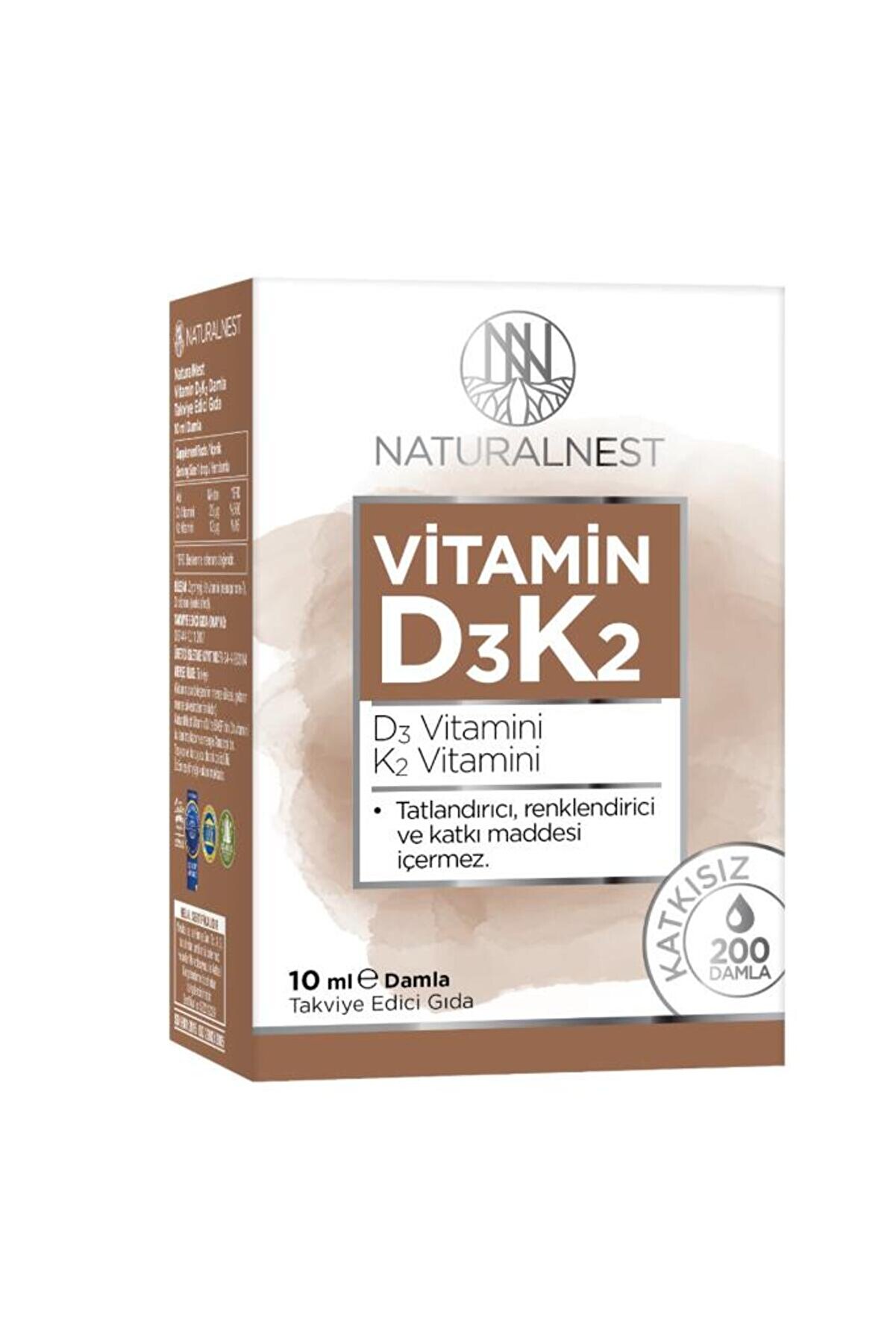 Natural Nest D3k2 Damla 10 ml