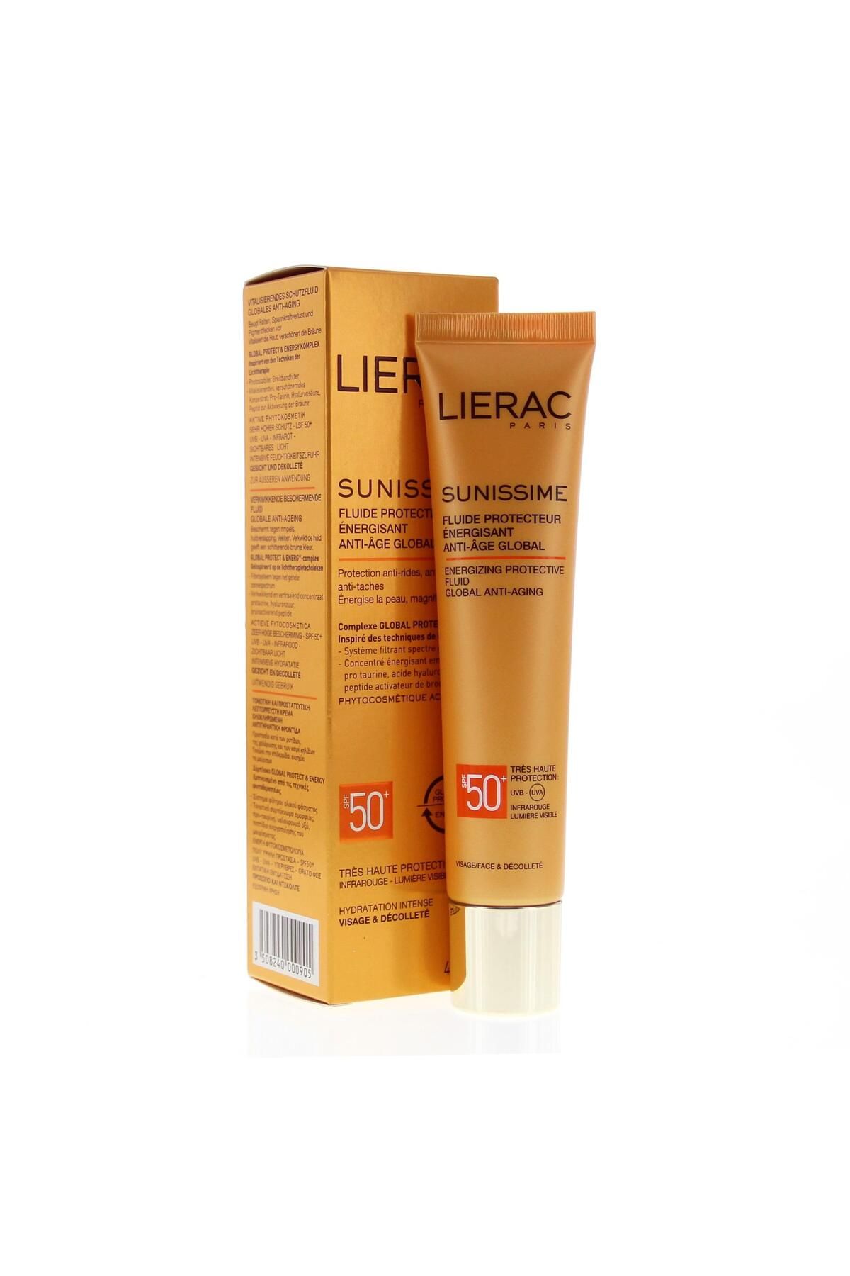 Lierac Sunissime Energizing Protective Fluid Spf50 40 ml