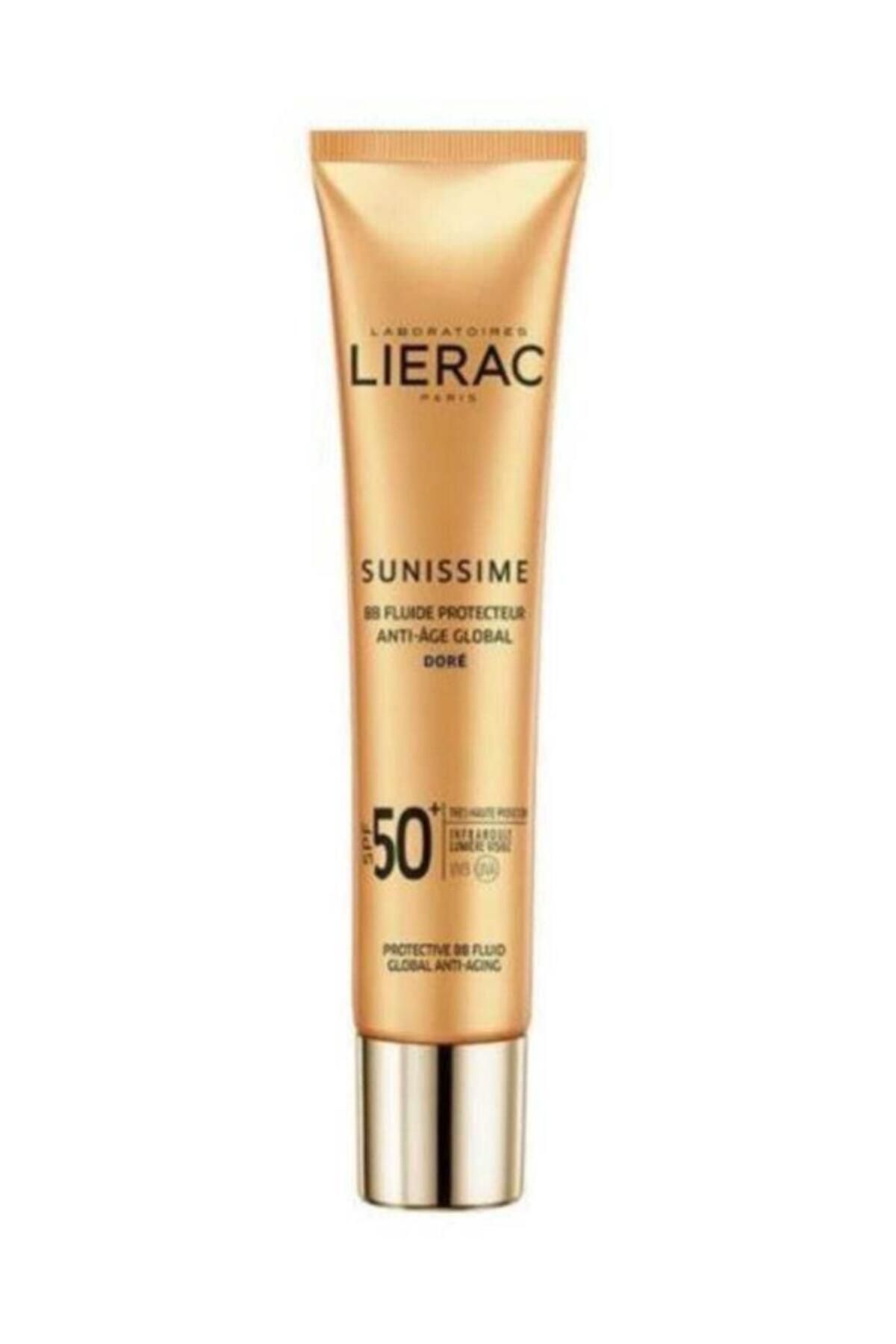 Lierac Sunissime Protective Bb Fluid Global Anti-aging Spf50 40 Ml - Golden